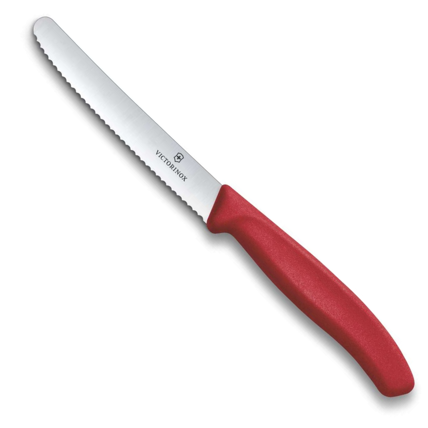 Victorinox Serrated Paring Knife 11 cm Red Handle Swiss Classic 6.7831.C1