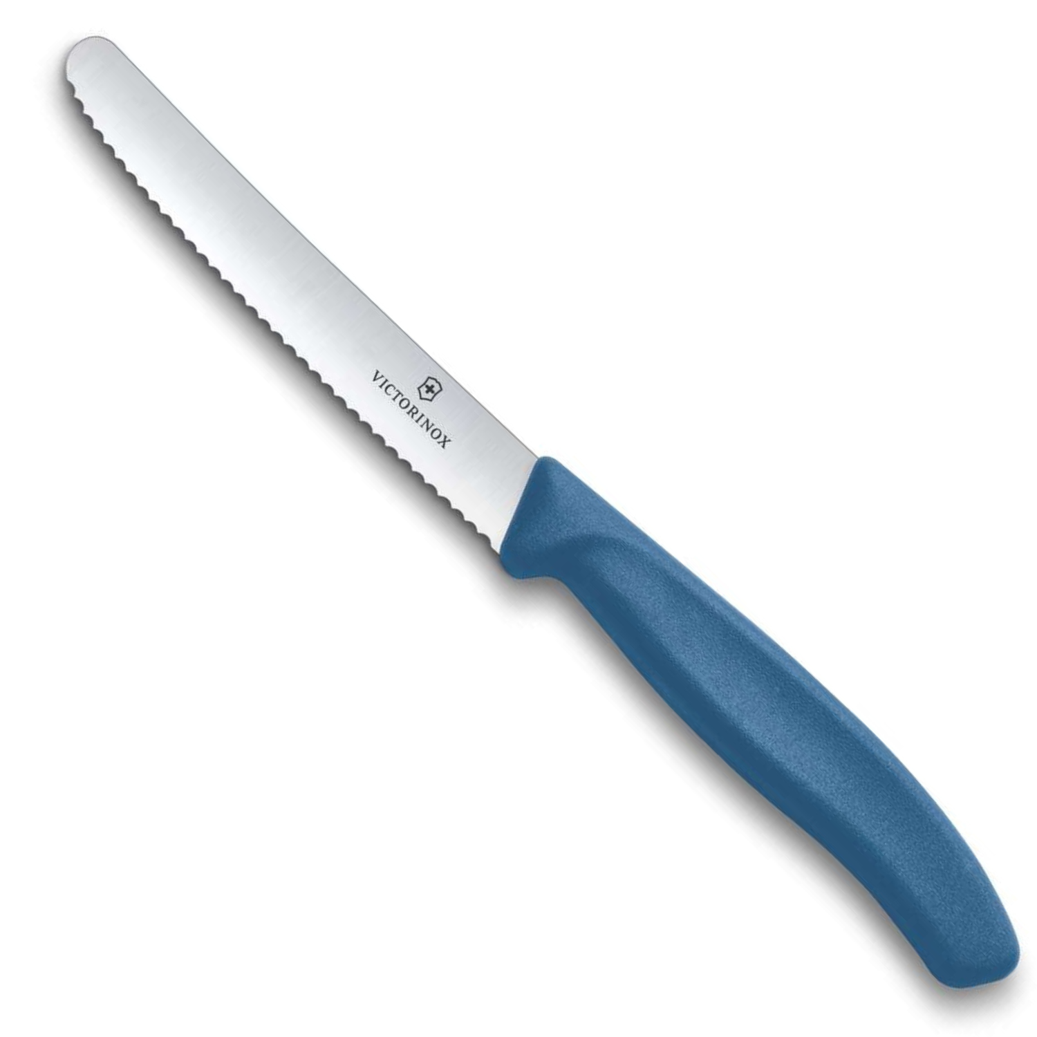 Victorinox Serrated Paring Knife 11 cm Blue Handle Swiss Classic 6.7832.C1