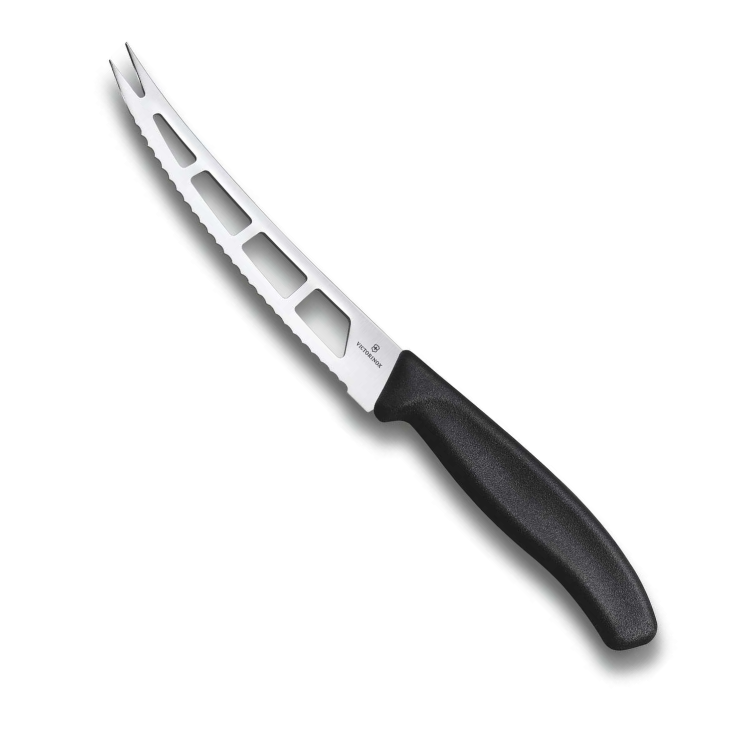 Victorinox Serrated Butter and Cream Cheese Knife 13 cm Black Handle Swiss Classic 6.7863.13B