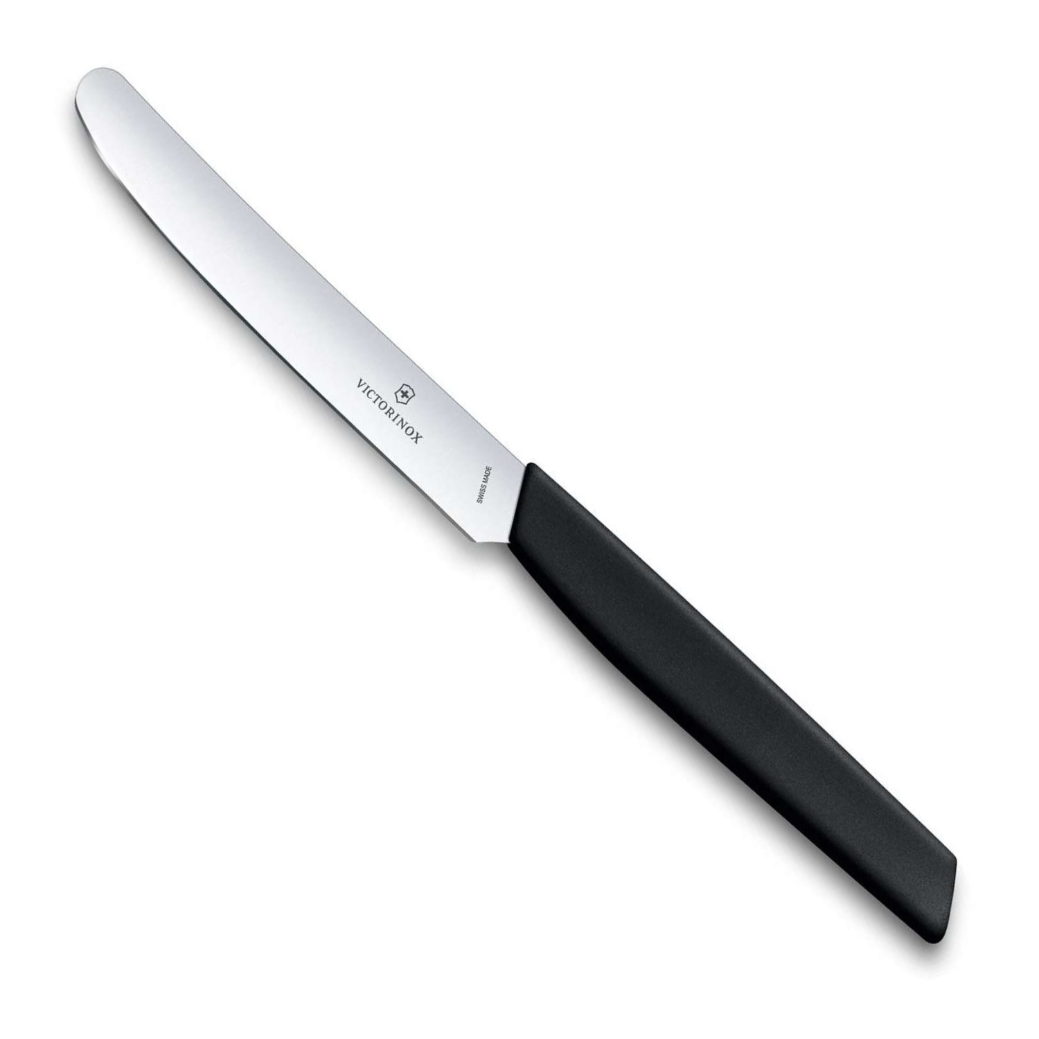 Victorinox Round Utility Knife 11 cm Black Swiss Modern 6.9003.11