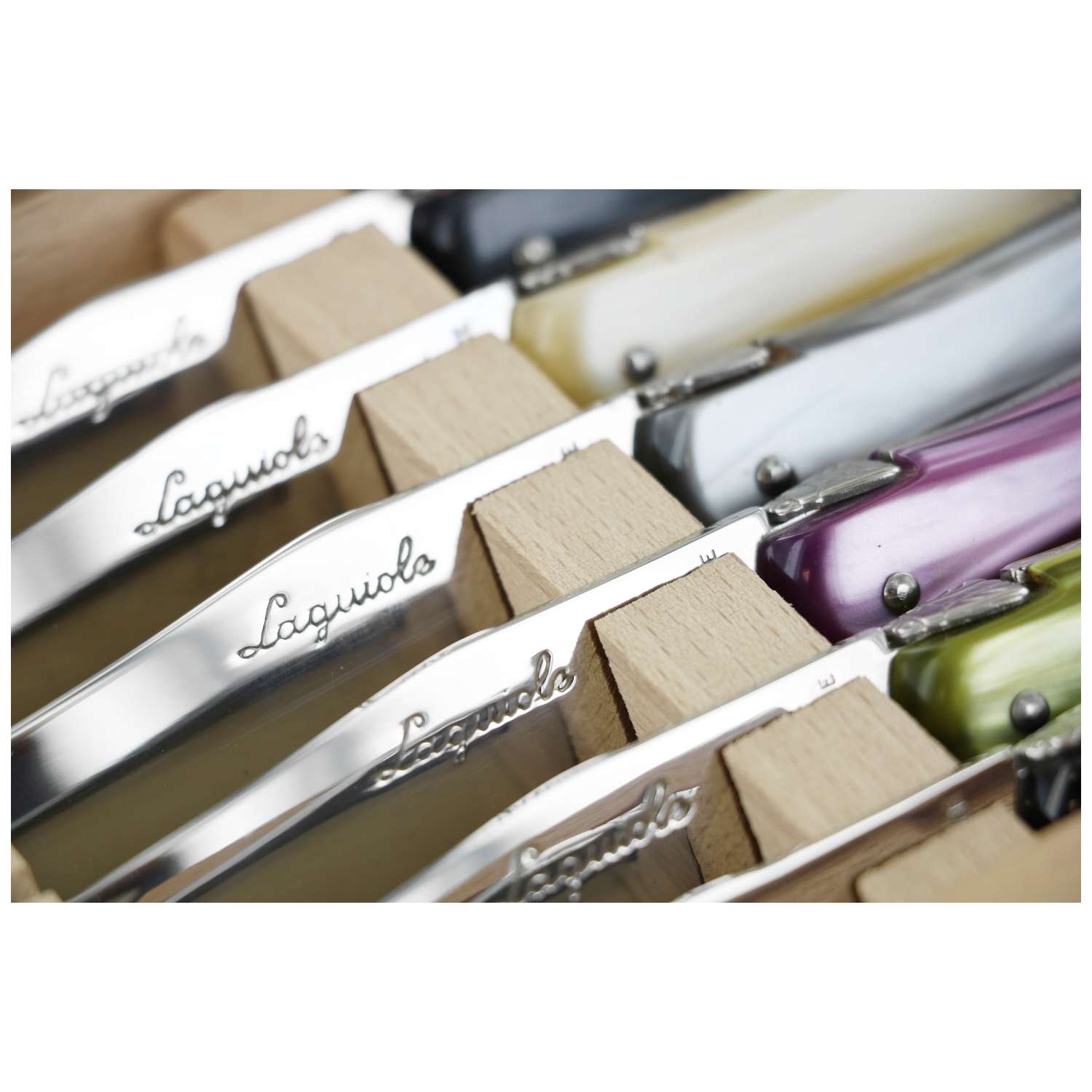 Andre verdier Steak Knife 12 cm 6-Piece Set Gift Box Clairiere Laguiole Deluxe 606.25CLCB