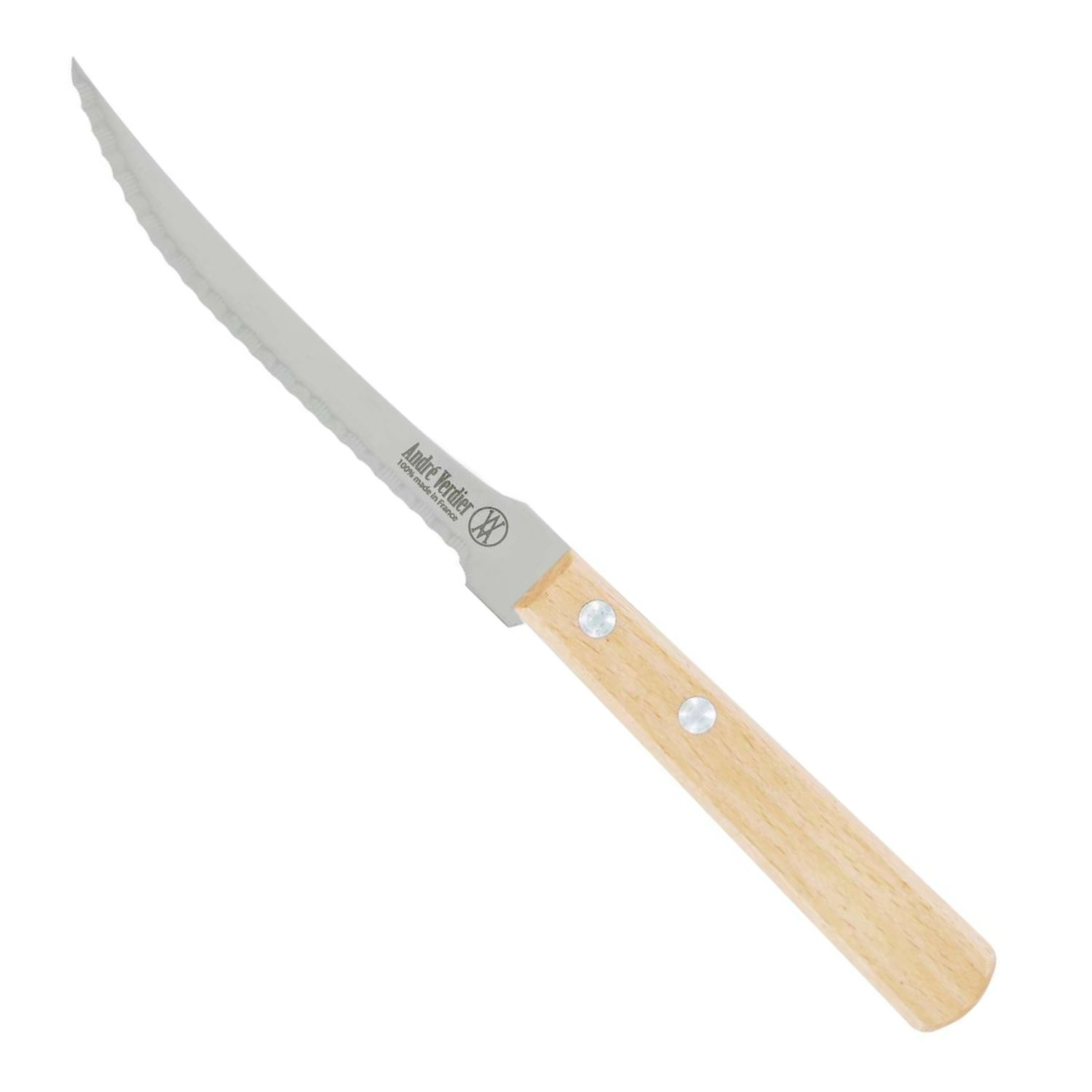 Andre verdier Serrated Tomato Knife 12 cm Wooden Handle Prepa Culi