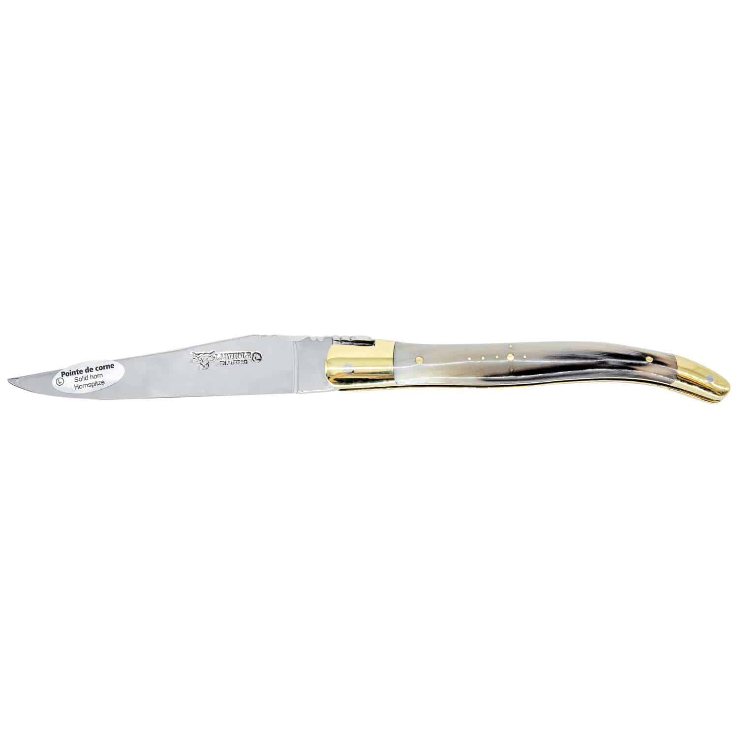 Laguiole en aubrac Folding Knife 12 cm With Horn Handle Laguiole en Aubrac L0212PCFLF