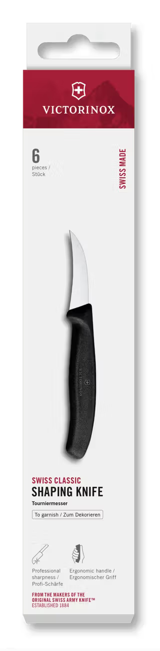 Victorinox Peeling Knife 6 pcs 6cm Black Swiss Classic 6.7503.6