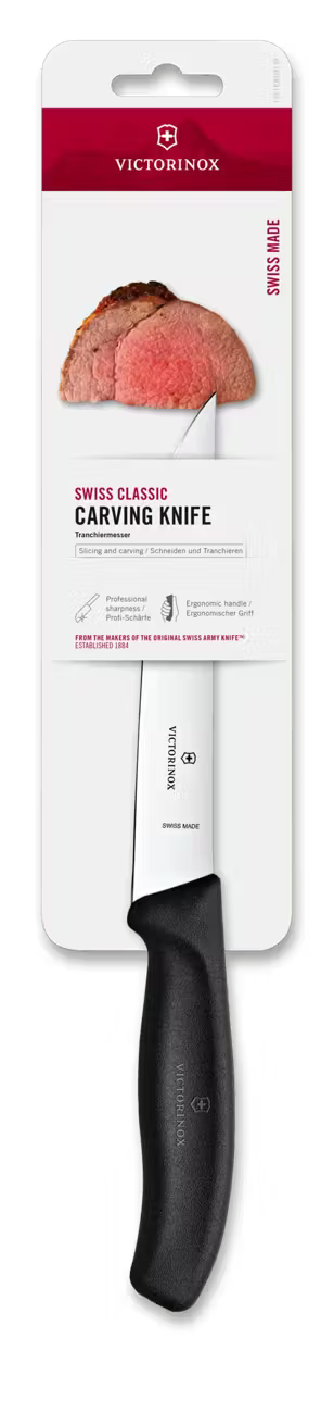 Victorinox Carving Knife 15 cm Black Handle Swiss Classic 6.8103.15B