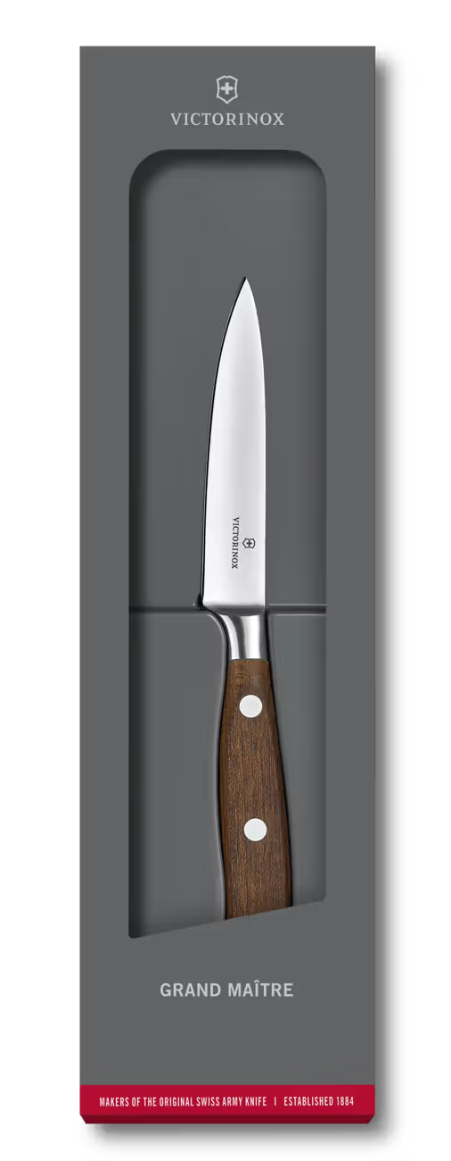 Victorinox Utility Knife with Wooden Handle 10 cm Gift Box Grand Maitre 7.7200.10G