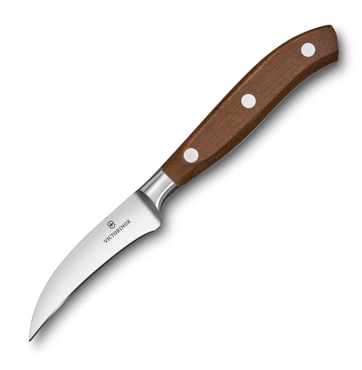 Victorinox Stainless Steel Peeling Knife with Wooden Handle 8 cm Gift Box Grand Maitre 7.7300.08G