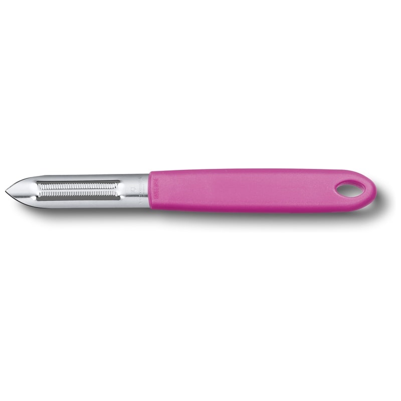 Victorinox Peeler With Steady Serrated Blade Pink Micro Serrated 7.6077.5