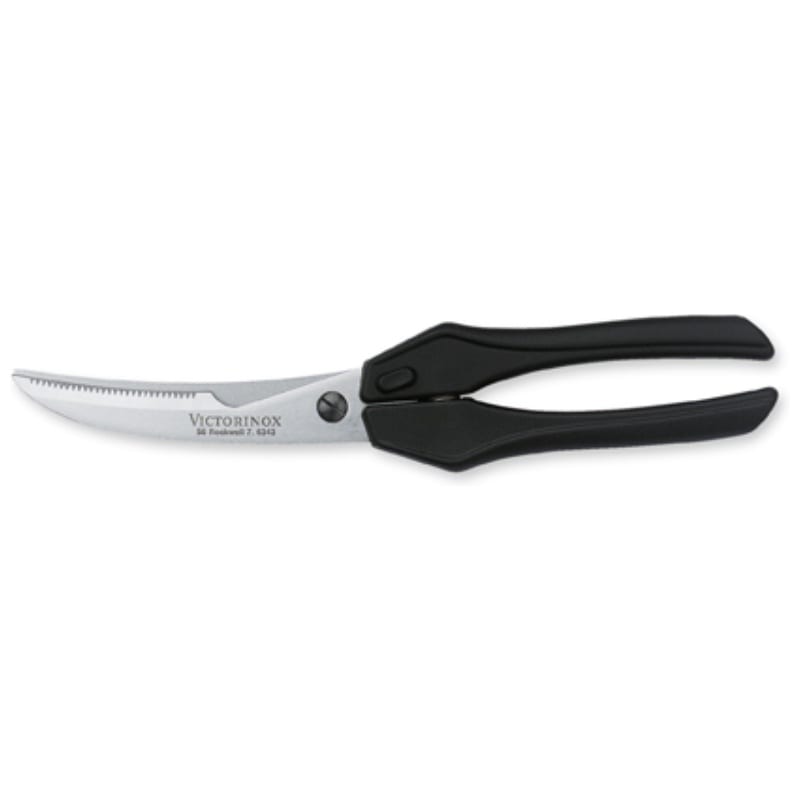 Victorinox Stainless Steel Poultry Scissors Black Handle 7.6343