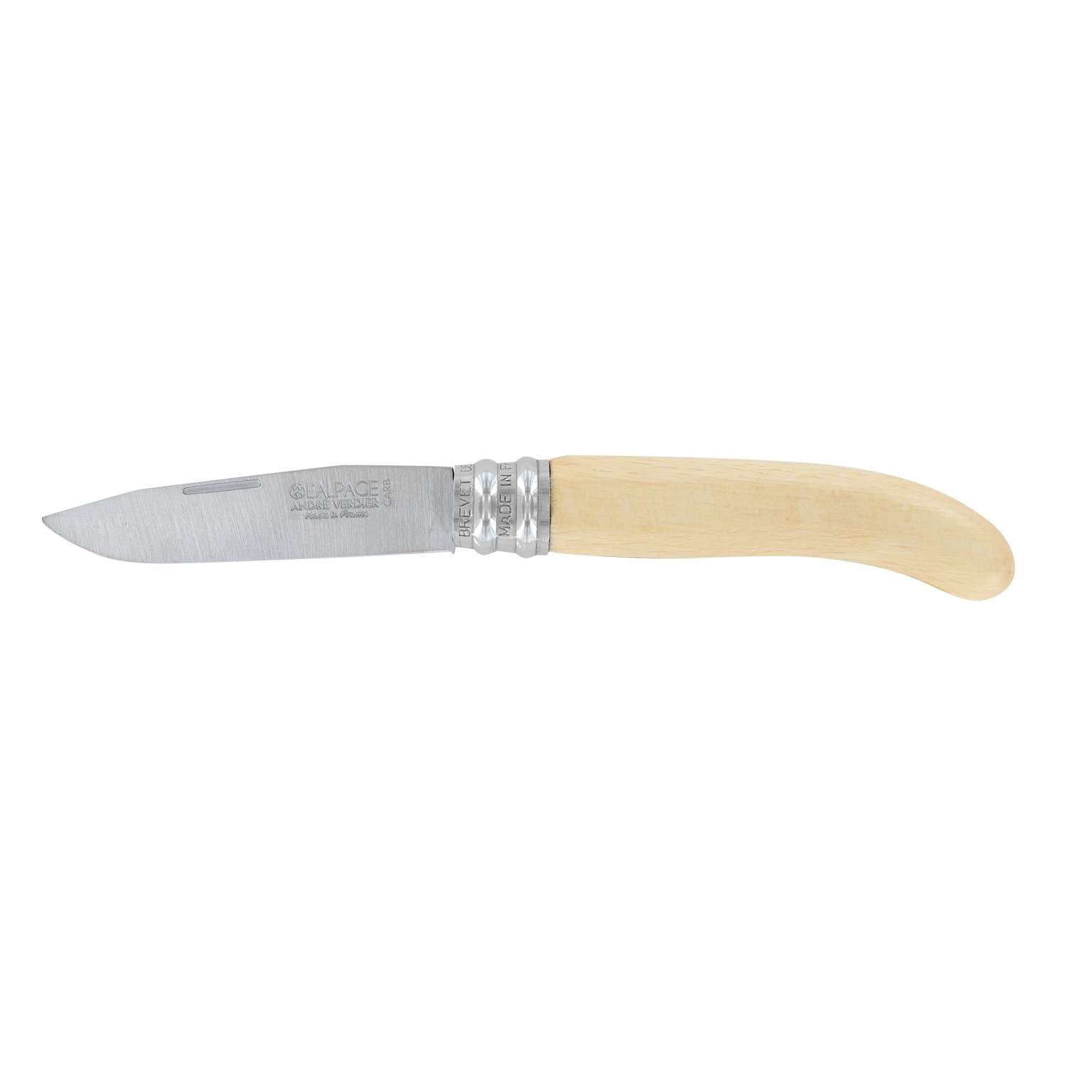 Andre verdier Carbon Steel Pocket Knife 8.5 cm With Beech Handle L'Alpage