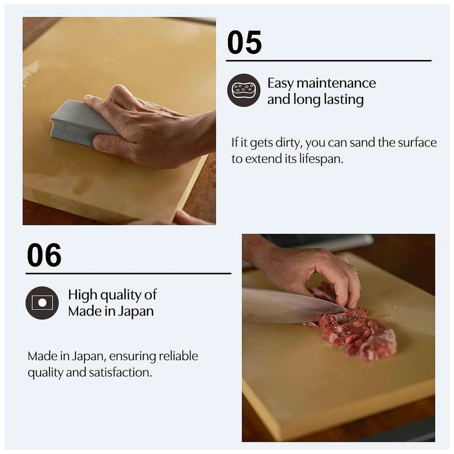 Asahi Cutting Board 40 x 23 x 1.3 cm Cookin' Cut CC-H/L