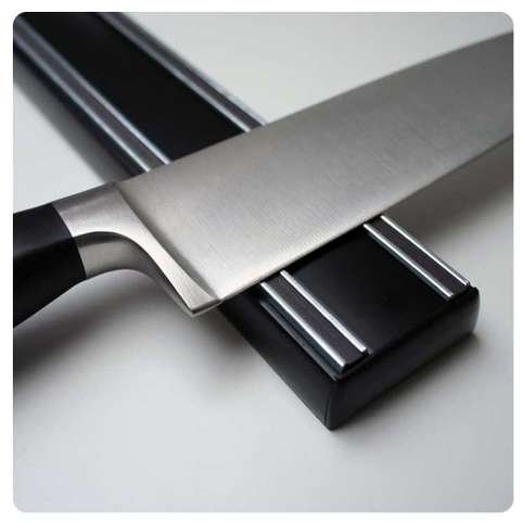 Bisbell Magnetic Knife Rack 50 cm Black Bisichef B44X50