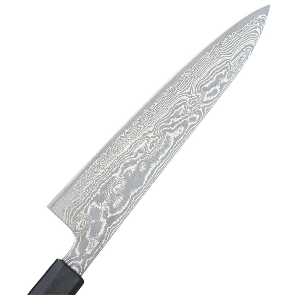 Ryusen Damascus Slicing Knife 24 cm Quince Handle Bonten Unryu KAI BU-510