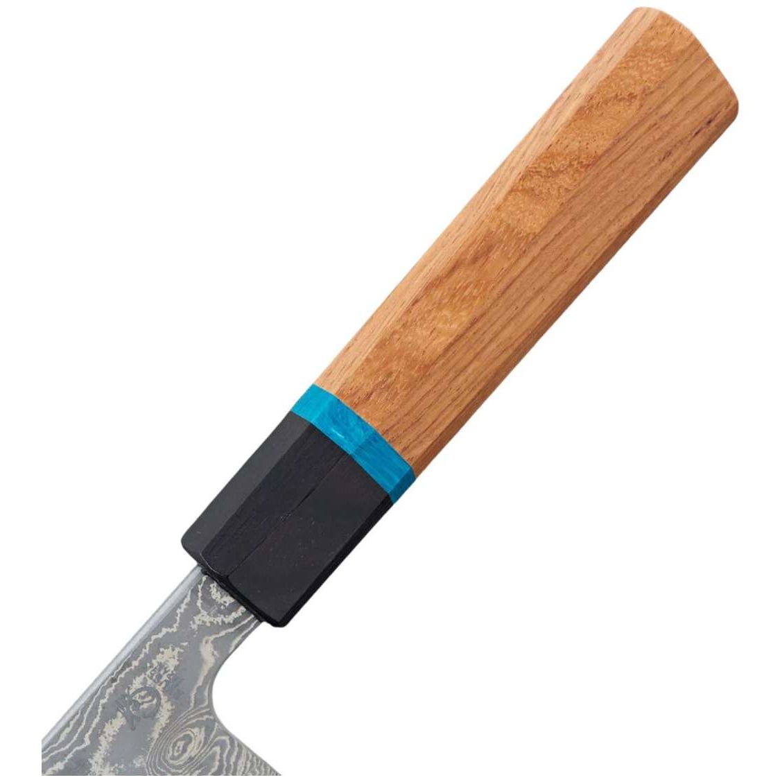 Ryusen Damascus Utility Knife 13.5 cm Quince Handle Bonten Unryu KAI BU-515