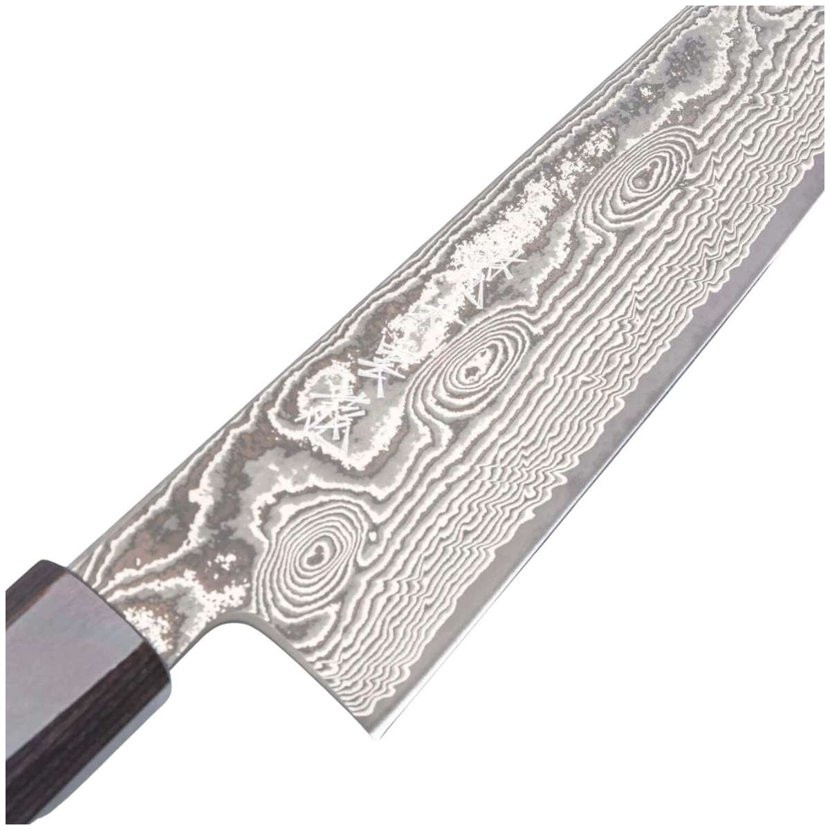 Ryusen Damascus Nakiri Knife 16.5 cm Quince Handle Bonten Unryu KAI BU-508