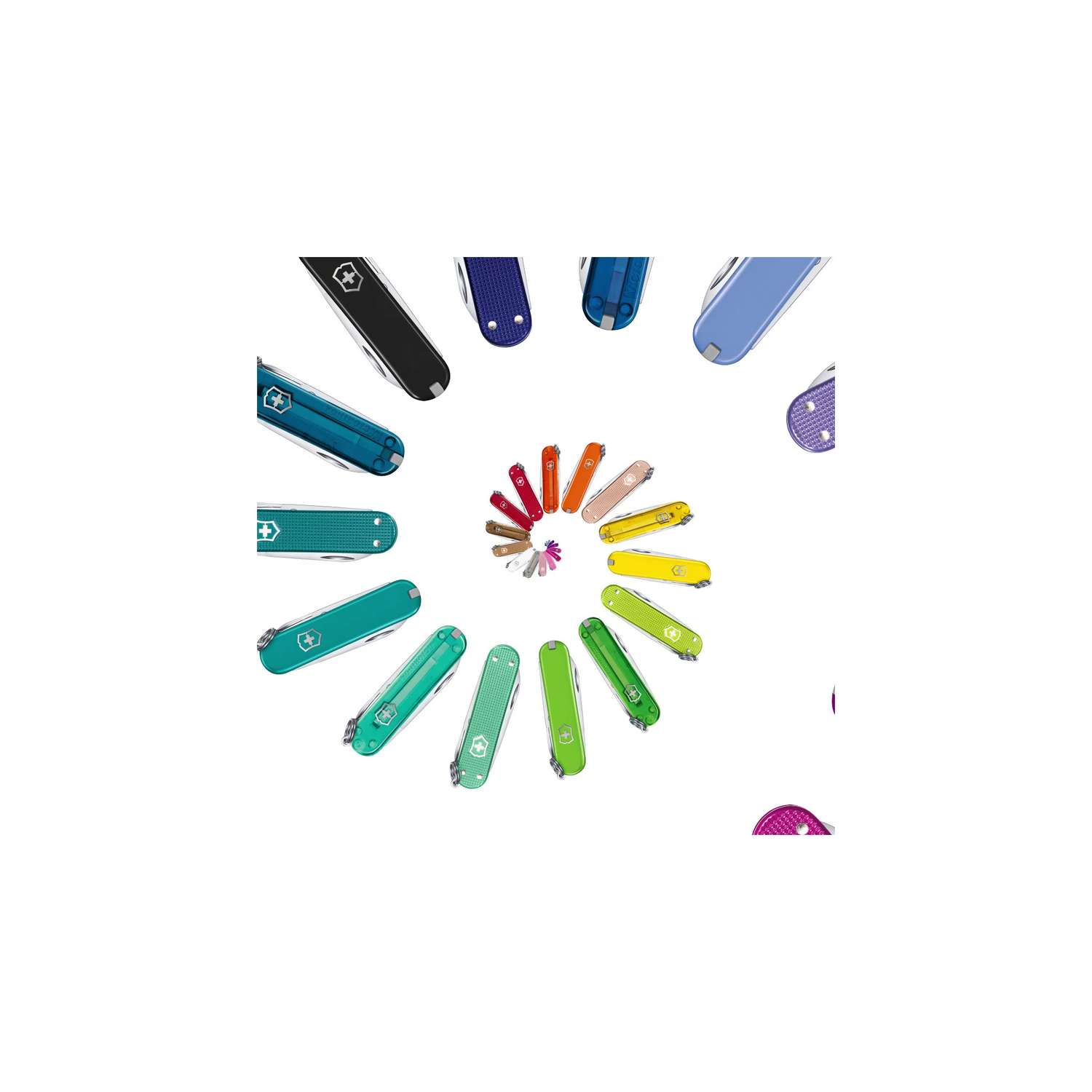 Victorinox Classic SD Swiss Army Knife 58 mm 7 Functions Turquoise Transparent Tropical Surf