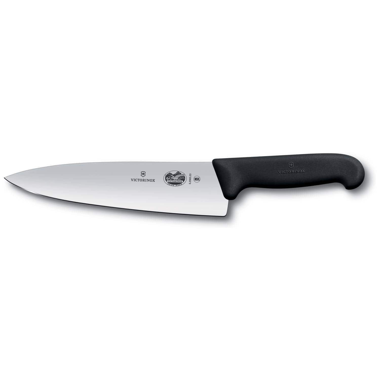 Victorinox Chef's Knife Extra Wide Blade 20 cm Fibrox 5.2063.20