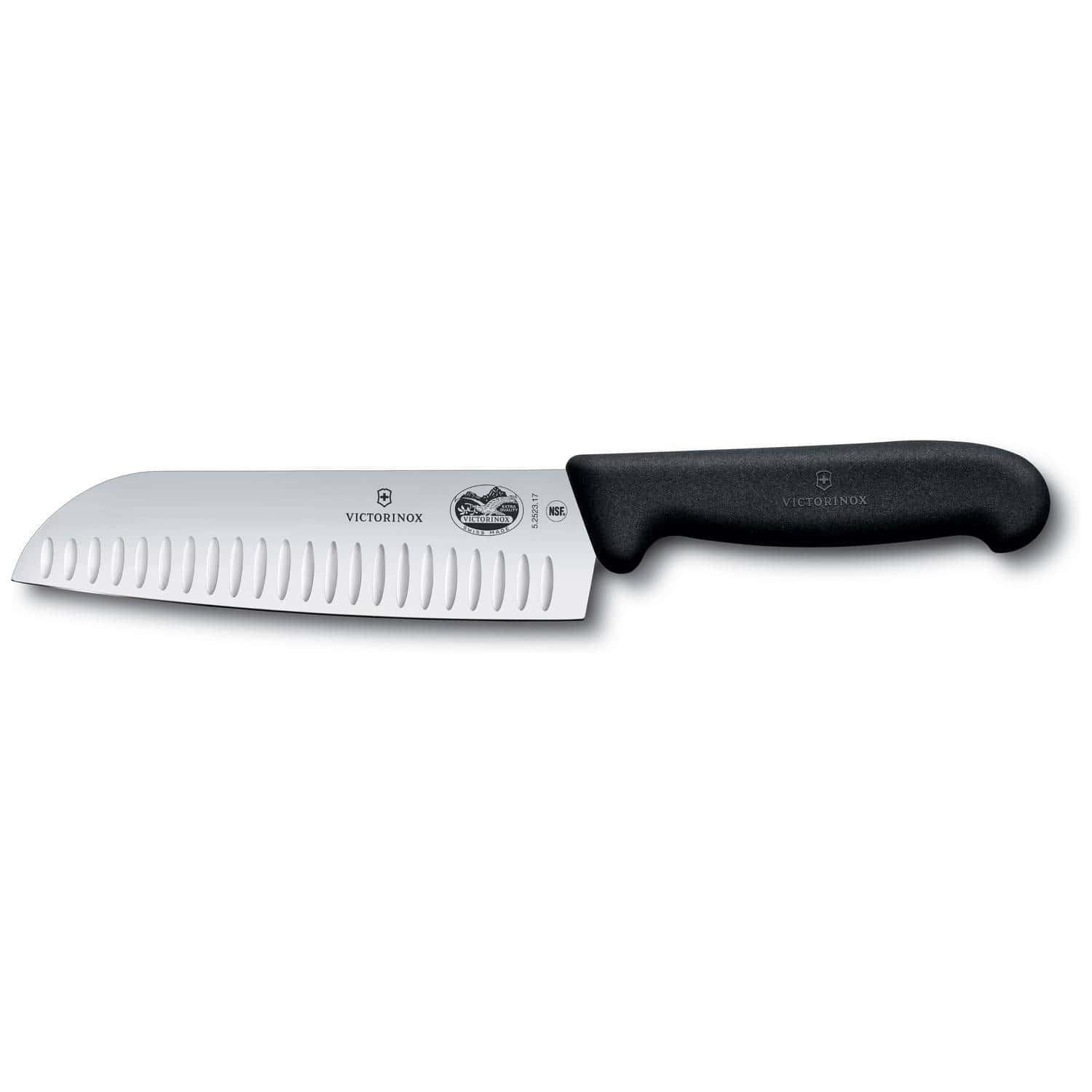 Victorinox Hollow Edge Santoku Knife 17 cm Fibrox 5.2523.17