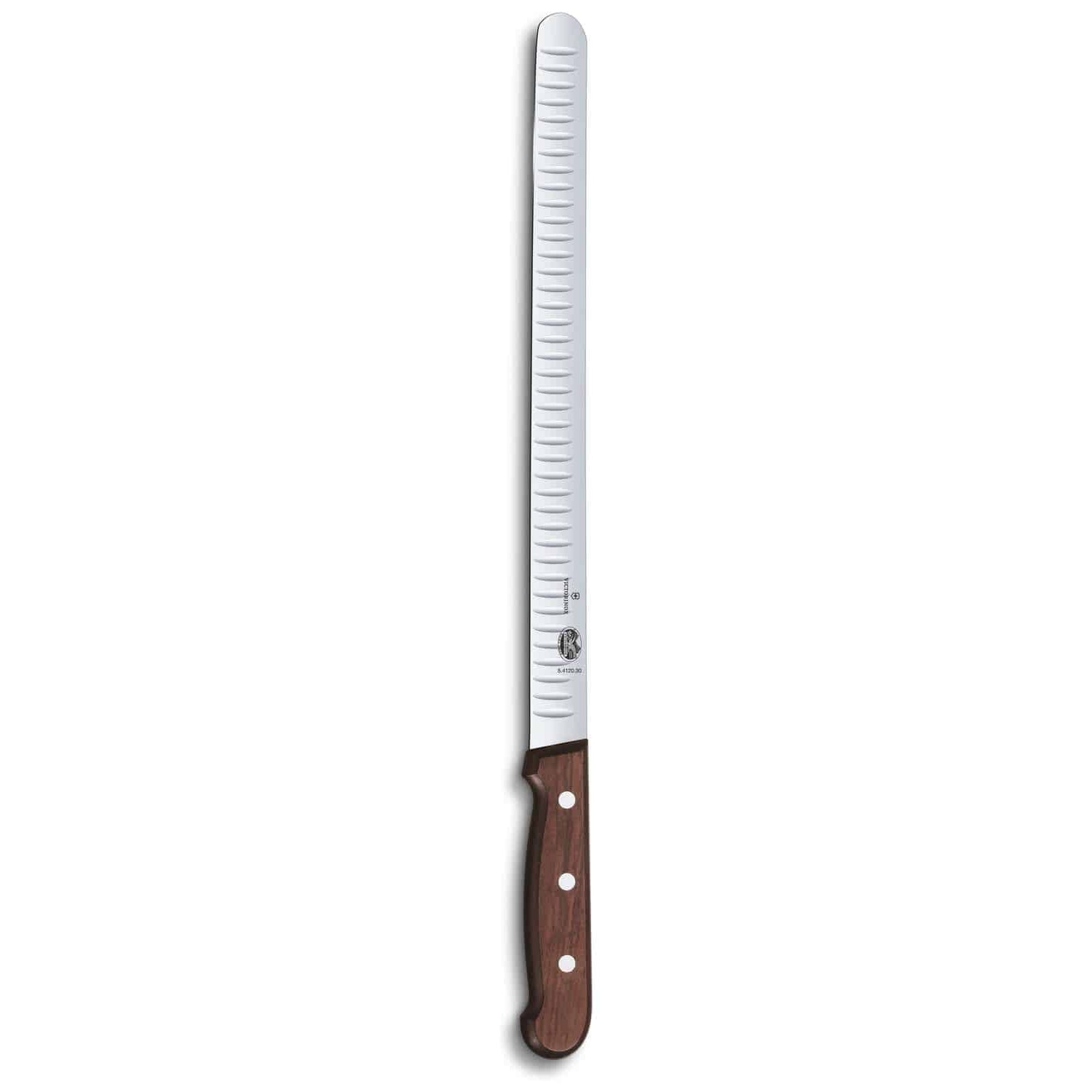 Victorinox Hollow Edge Salmon Knife 30 cm Wooden Handle 5.4120.30