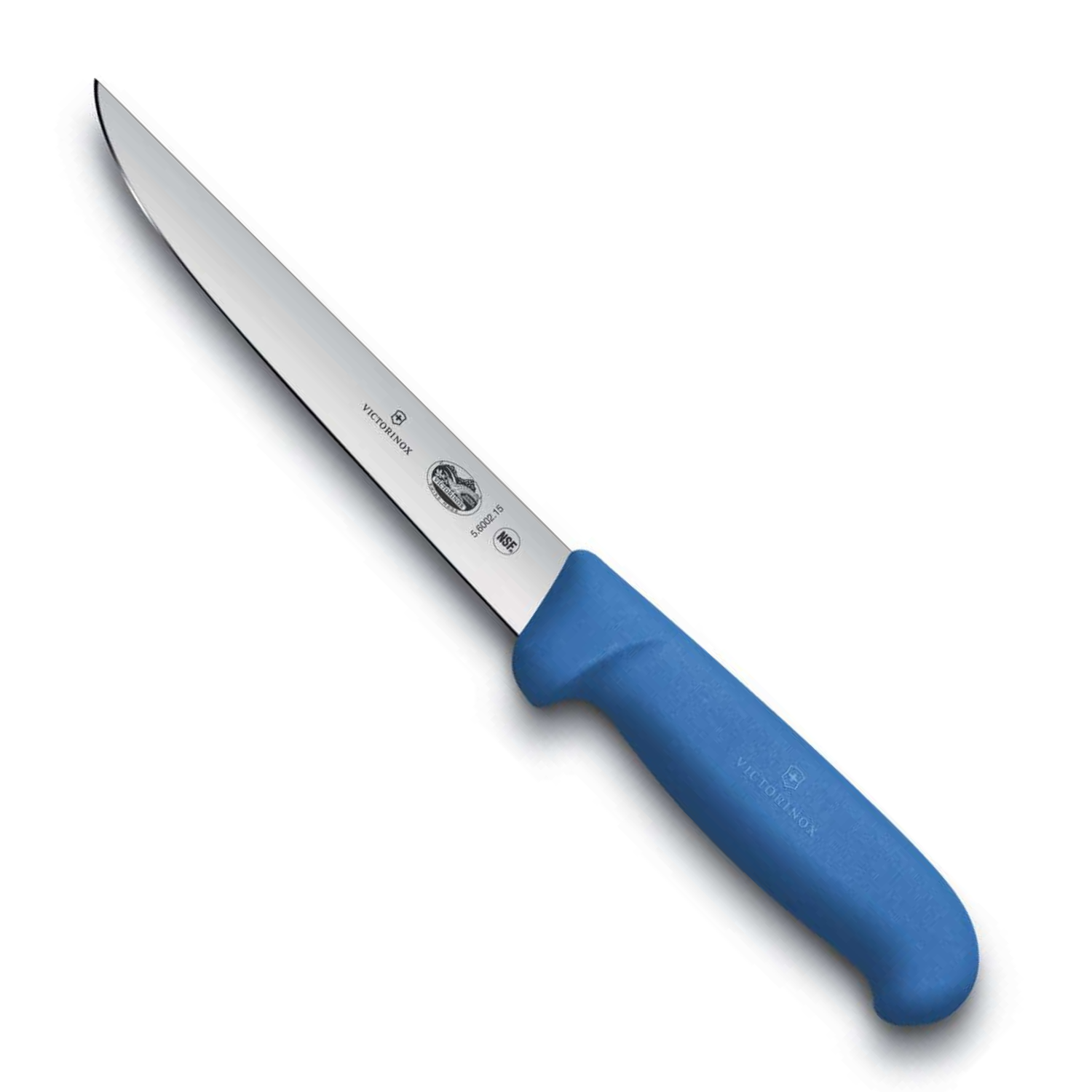 Victorinox Boning Knife Straight Blade 15 cm Fibrox Blue Handle 5.6002.15