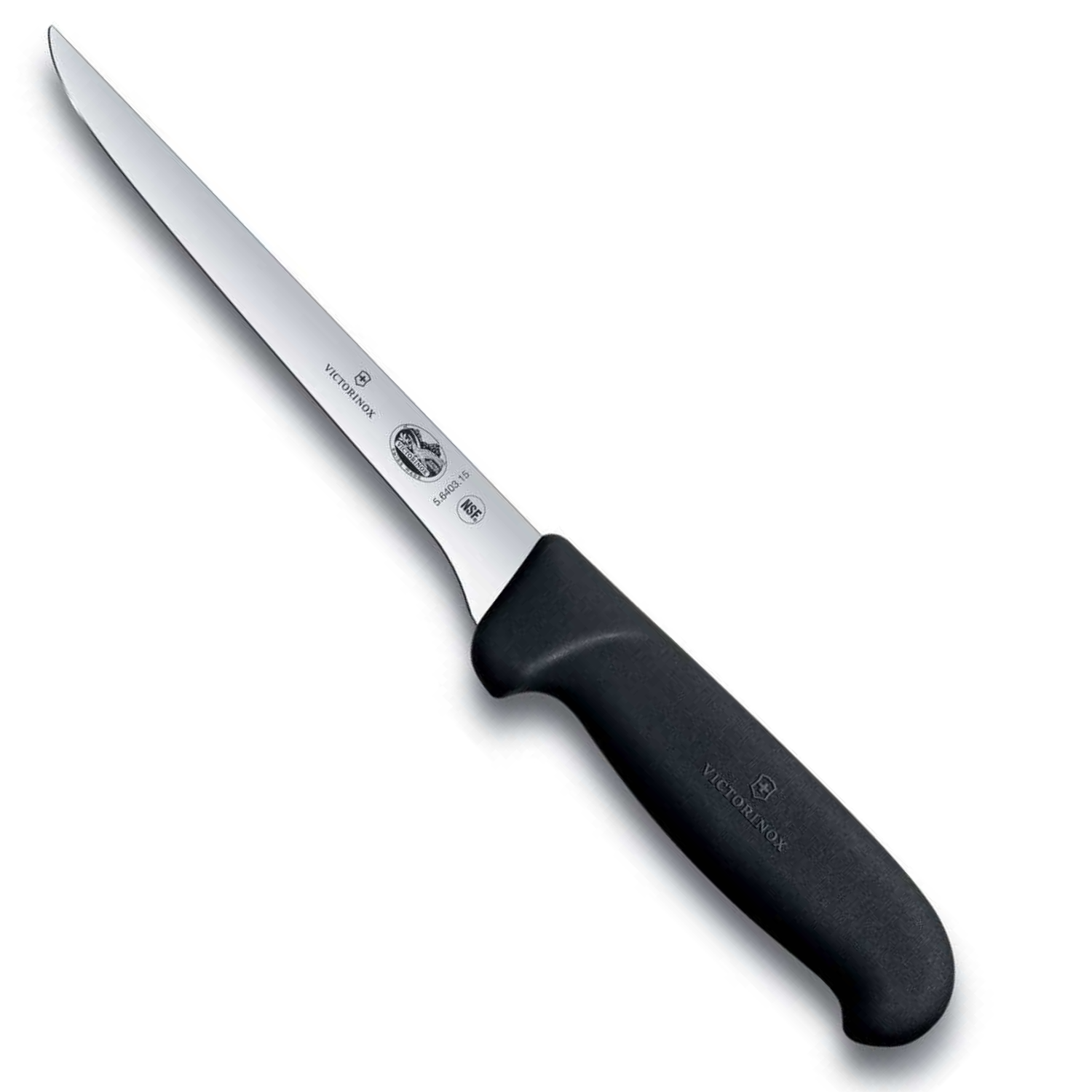 Victorinox Boning Knife Rear Curved Edge Narrow Blade 15 cm Fibrox 5.6403.15