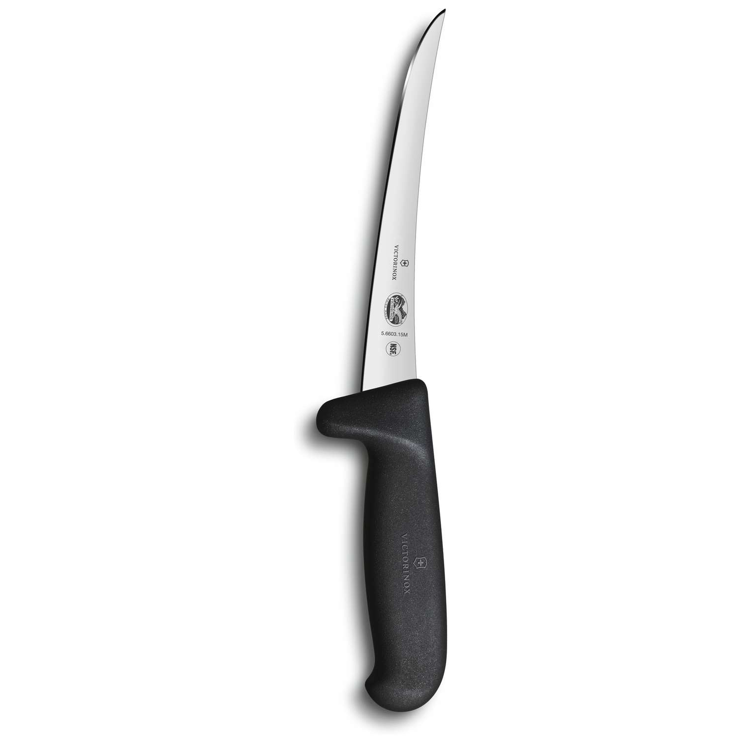 Victorinox Curved Boning Knife Narrow Blade 15 cm Safety Grip Fibrox 5.6603.15M