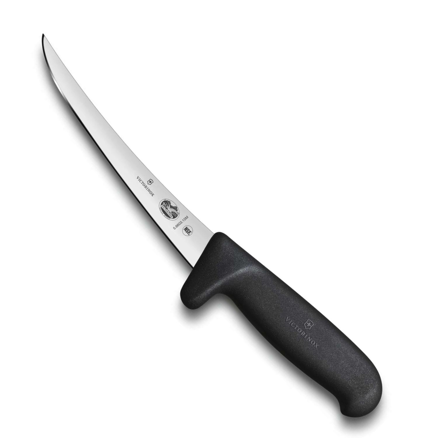 Victorinox Curved Boning Knife Narrow Blade 15 cm Safety Grip Fibrox 5.6603.15M