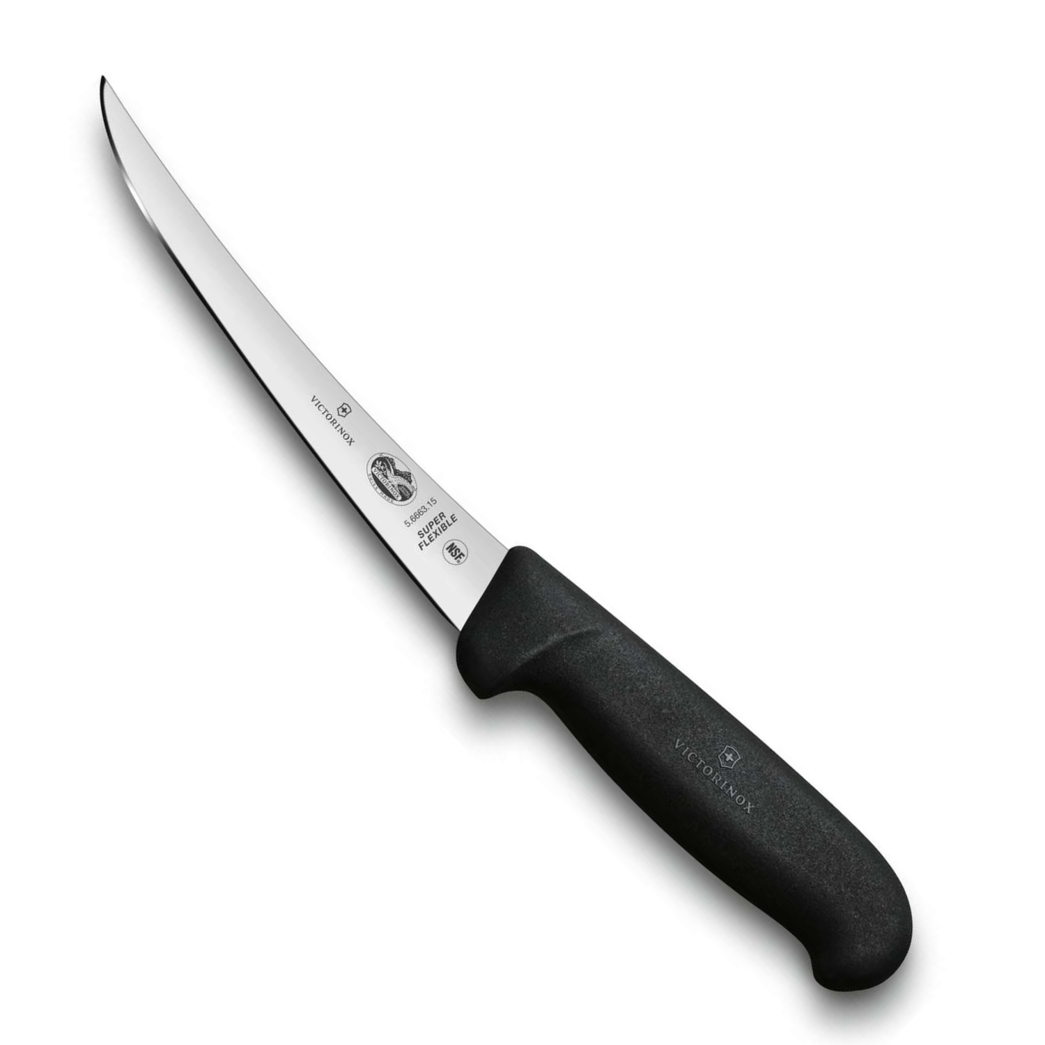 Victorinox Boning knife With Curved Narrow And Extra Flexible Blade 15 cm Fibrox Handle 5.6663.15