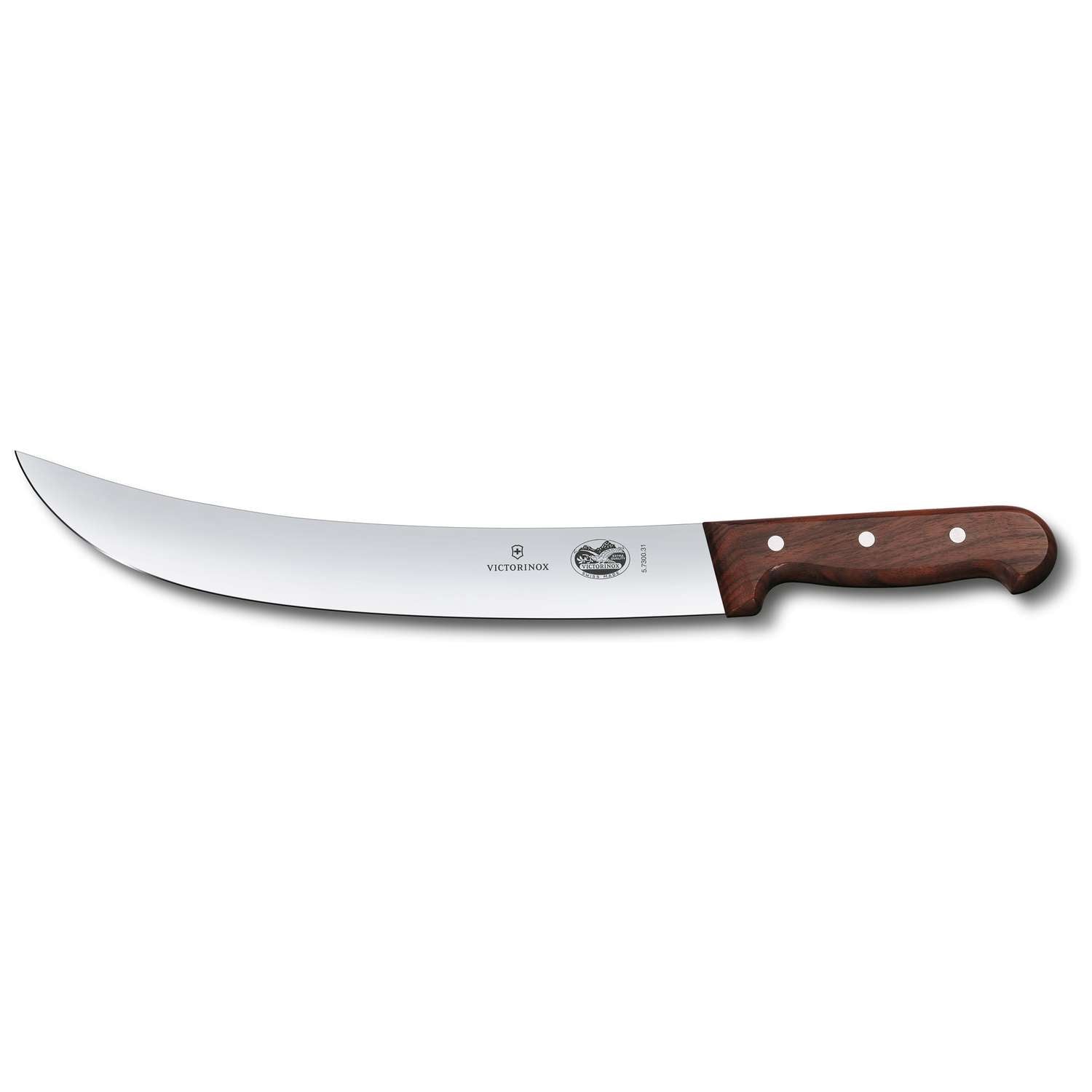 Victorinox Curved Butcher Knife 31 cm Wooden Handle 5.7300.31