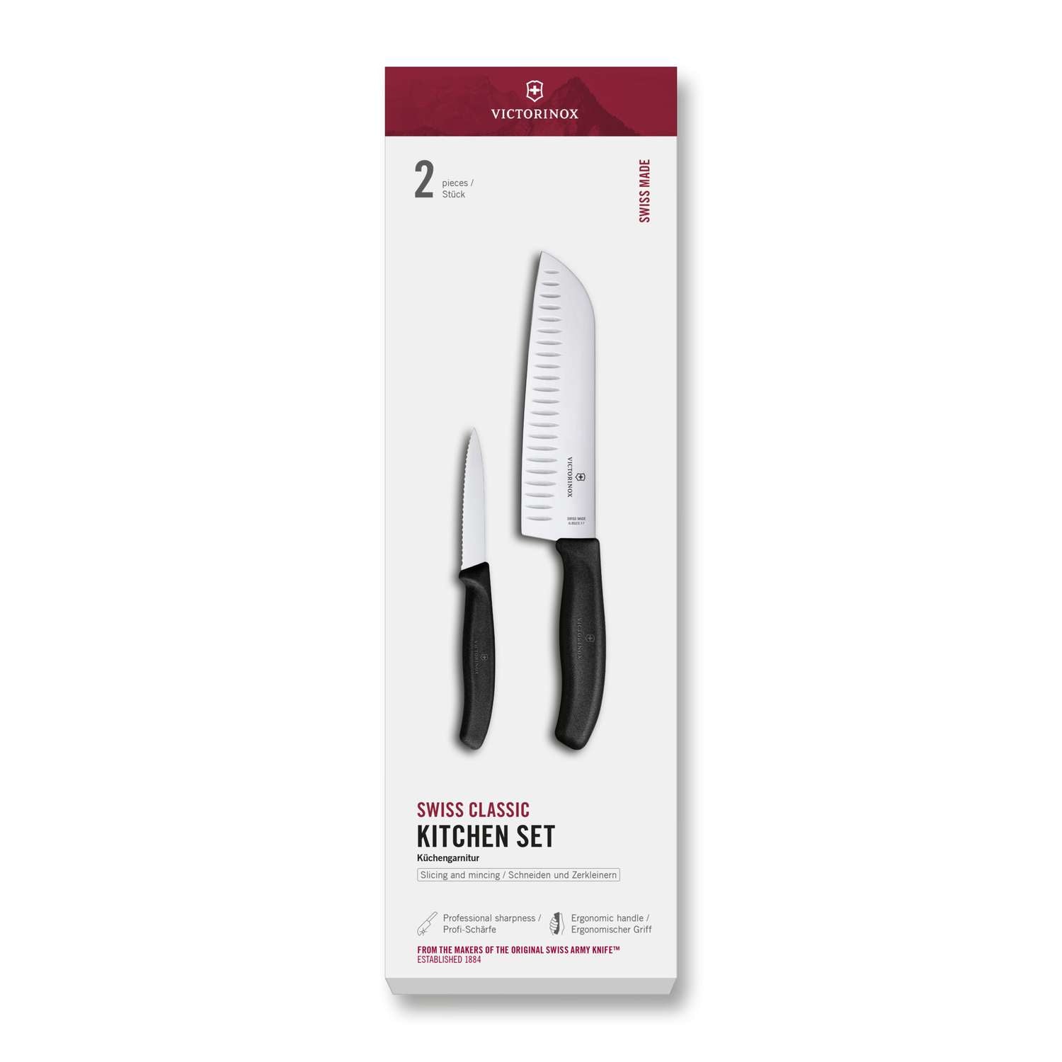 Victorinox Knives Set 2 pcs Gift Box Swiss Classic 6.7133.21G