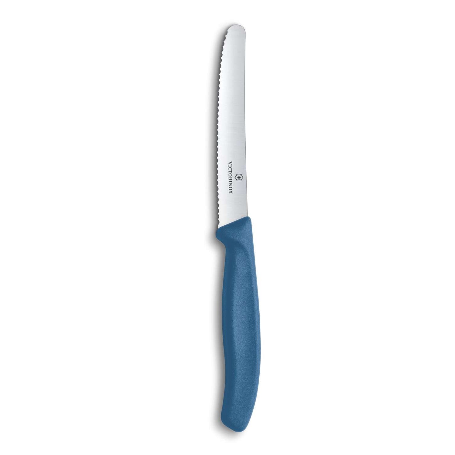 Victorinox Serrated Utility Knife 11 cm Blue Handle Swiss Classic 6.7832.C1