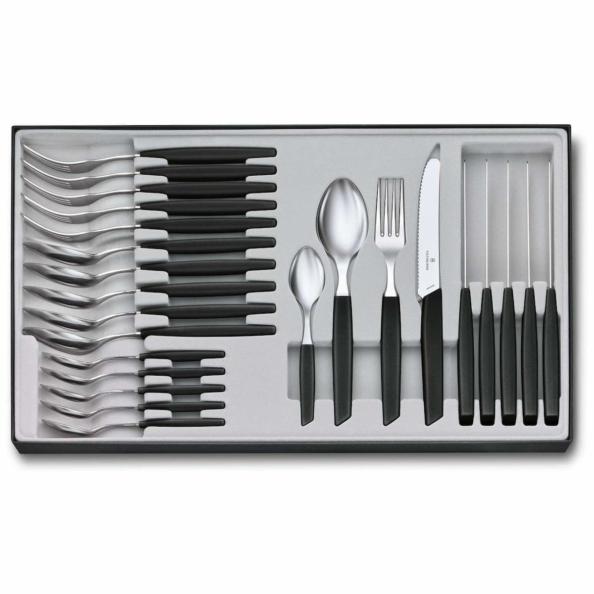 Victorinox Stainless Steel Cutlery Set 24 pcs Swiss Modern