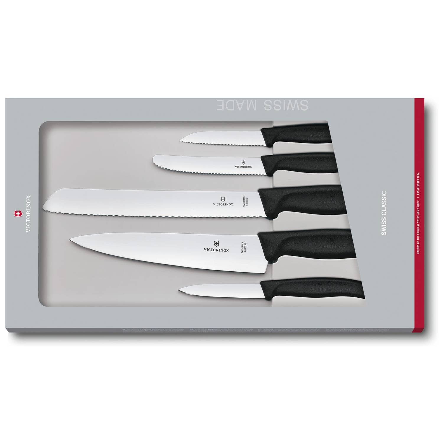 Victorinox Knives Set 5 pcs Gift Box Swiss Classic 6.7133.5G