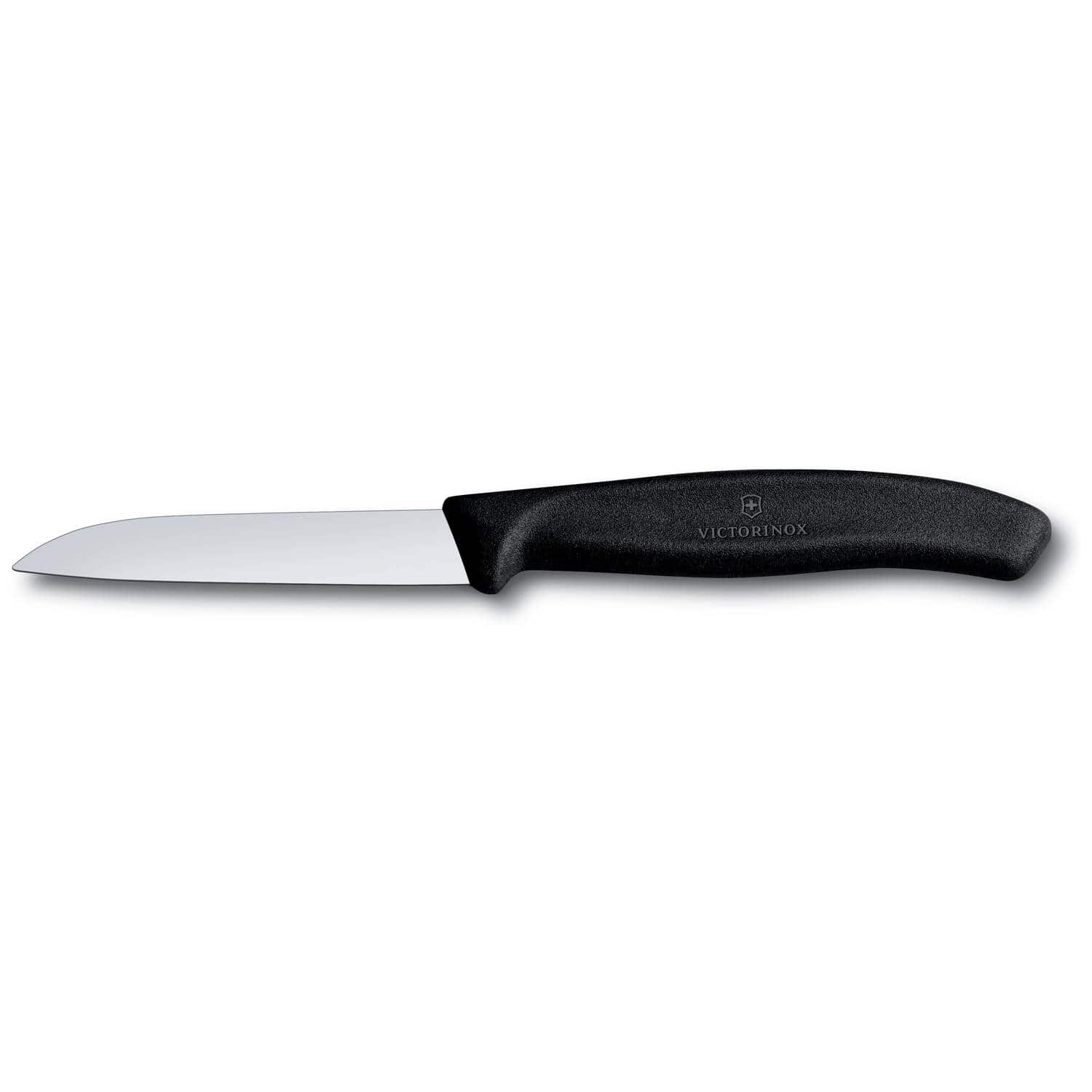 Victorinox Paring Knife 8 cm Straight Edge Black Handle Swiss Classic 6.7403