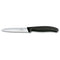 Victorinox Μαχαίρι κουζίνας 10 εκατ. οδοντωτό μυτερό μαύρη λαβή Swiss Classic 6.7733