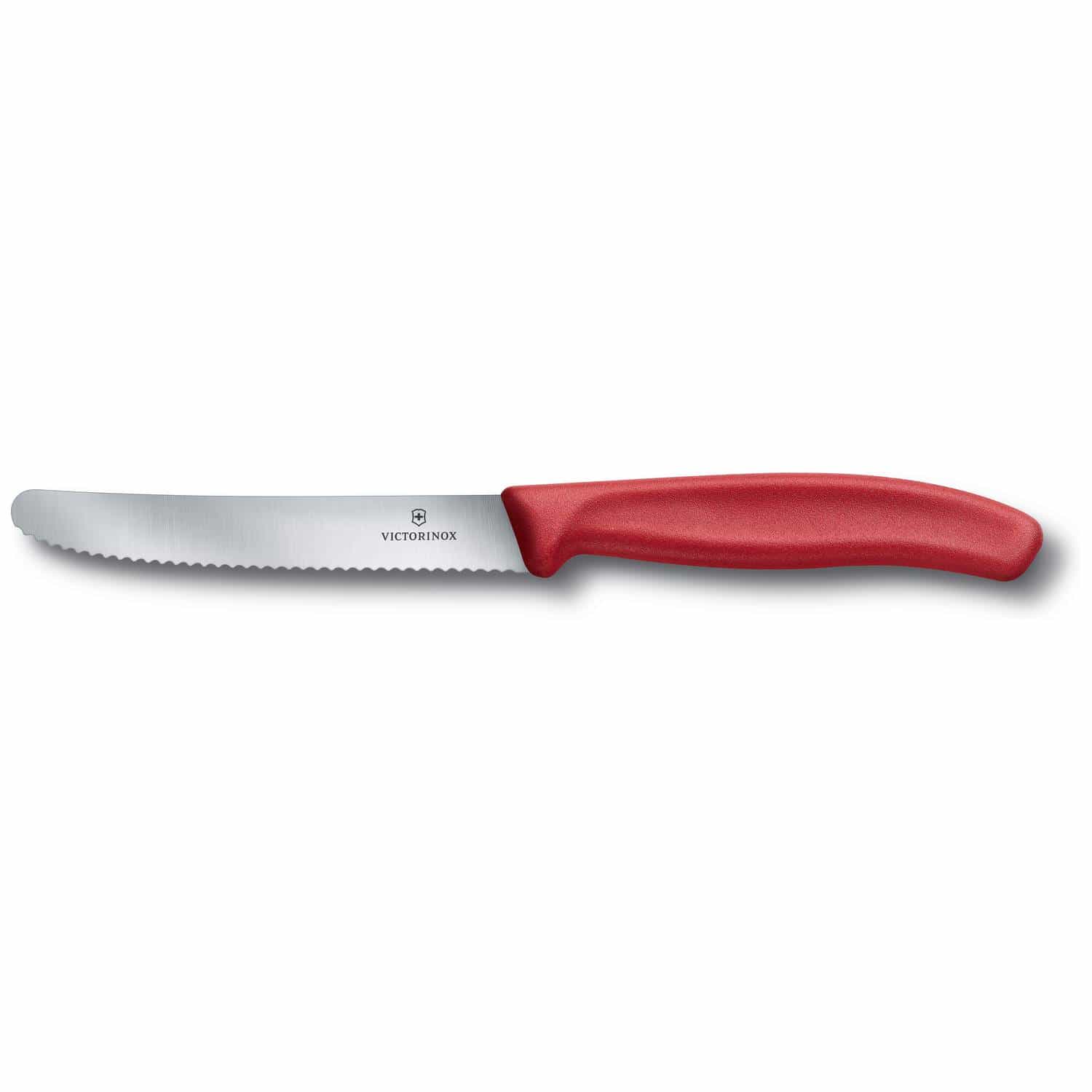 Victorinox Serrated Utility Knife 10 cm Red Handle Swiss Classic 6.7831