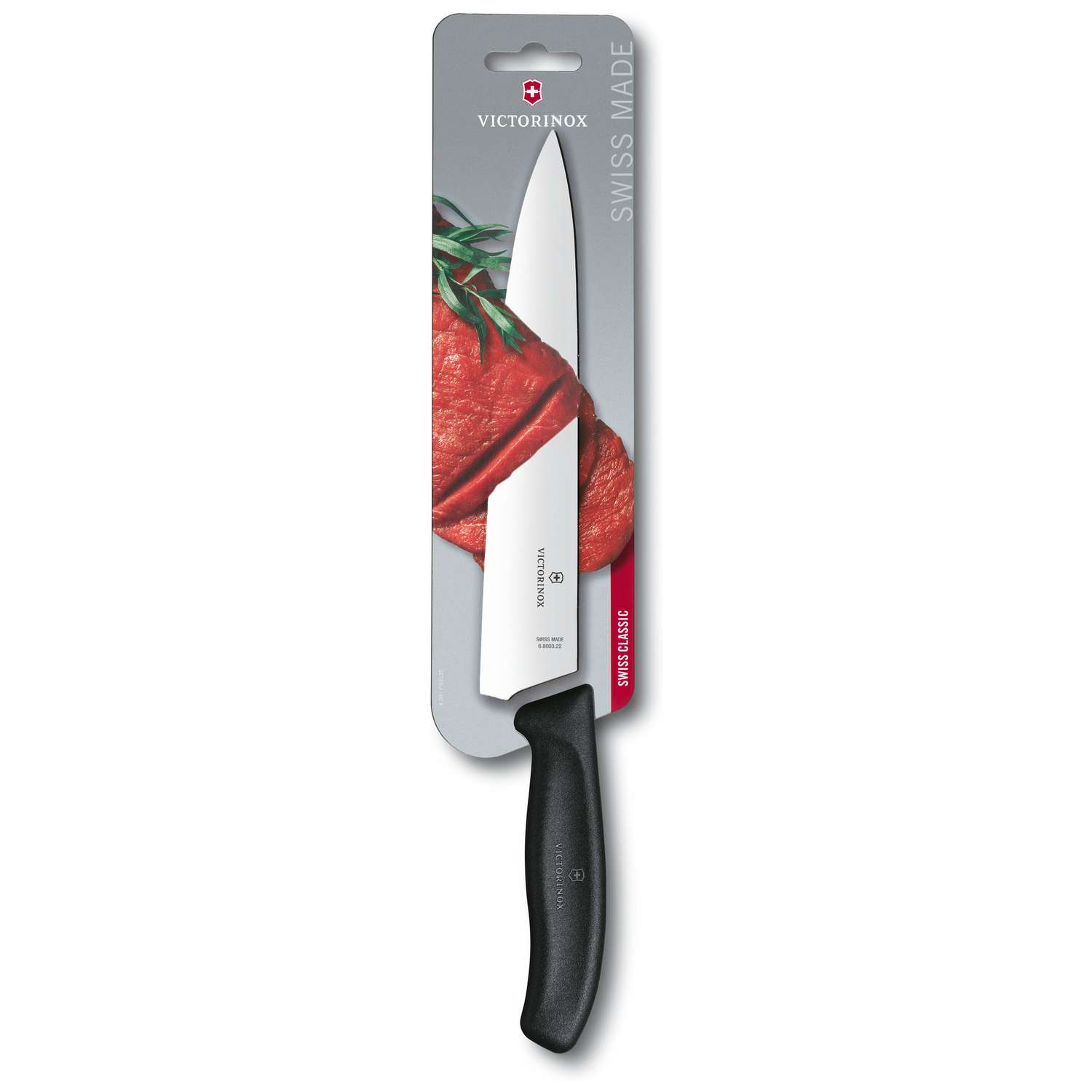 Victorinox Chef's Knife Black Handle 22 cm Swiss Classic 6.8003.22B