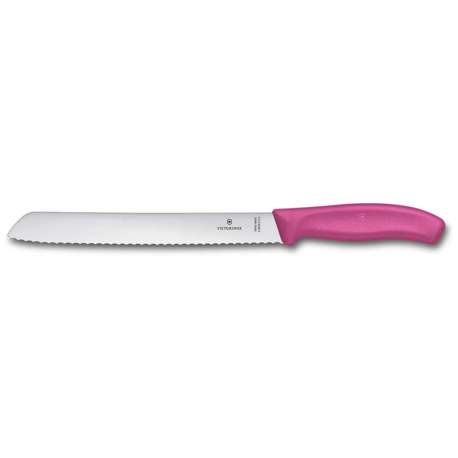 Victorinox Bread Knife Pink Handle 21 cm Swiss Classic