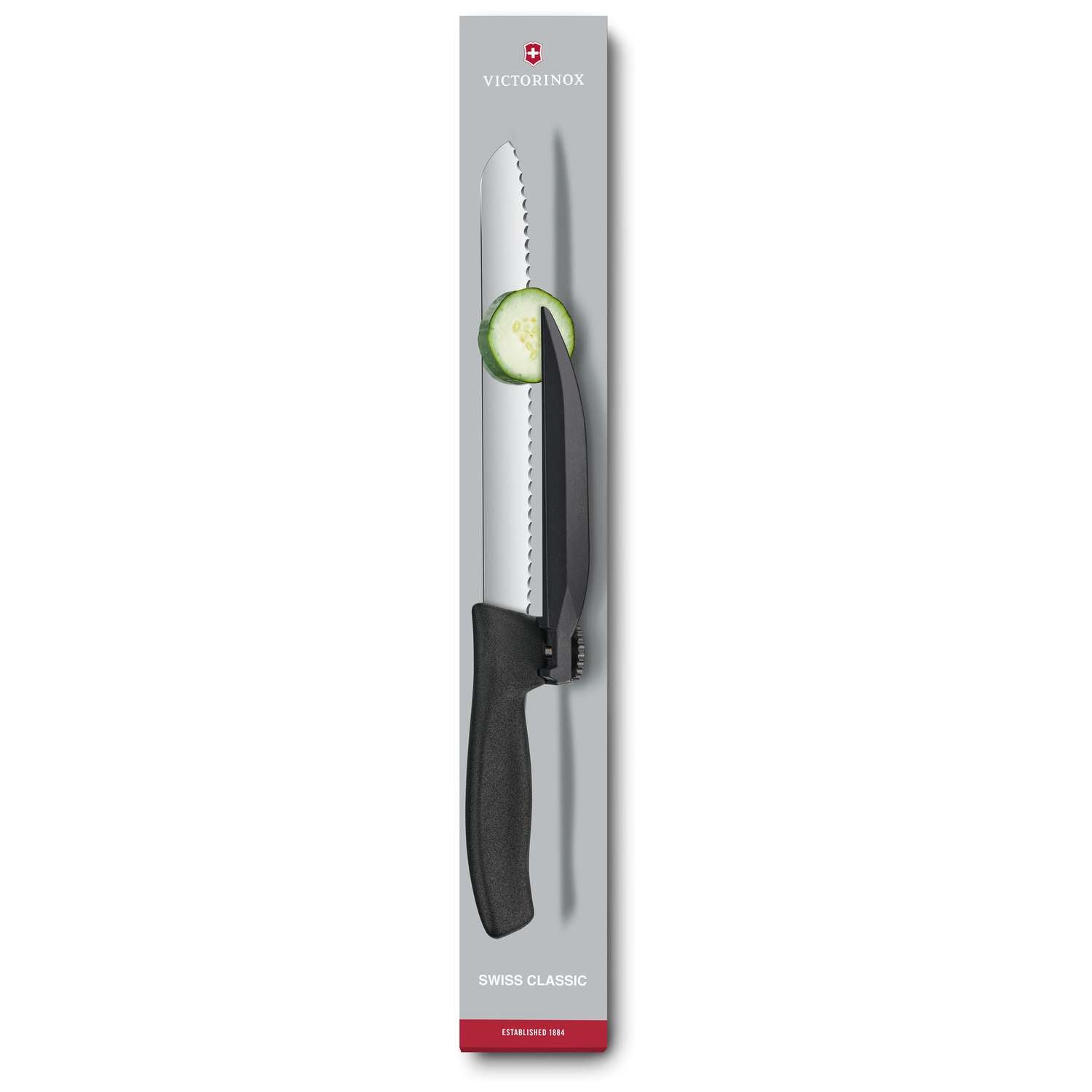 Victorinox Superslicer Knife with Adjustable Guide 21 cm Swiss Classic 6.8663.21