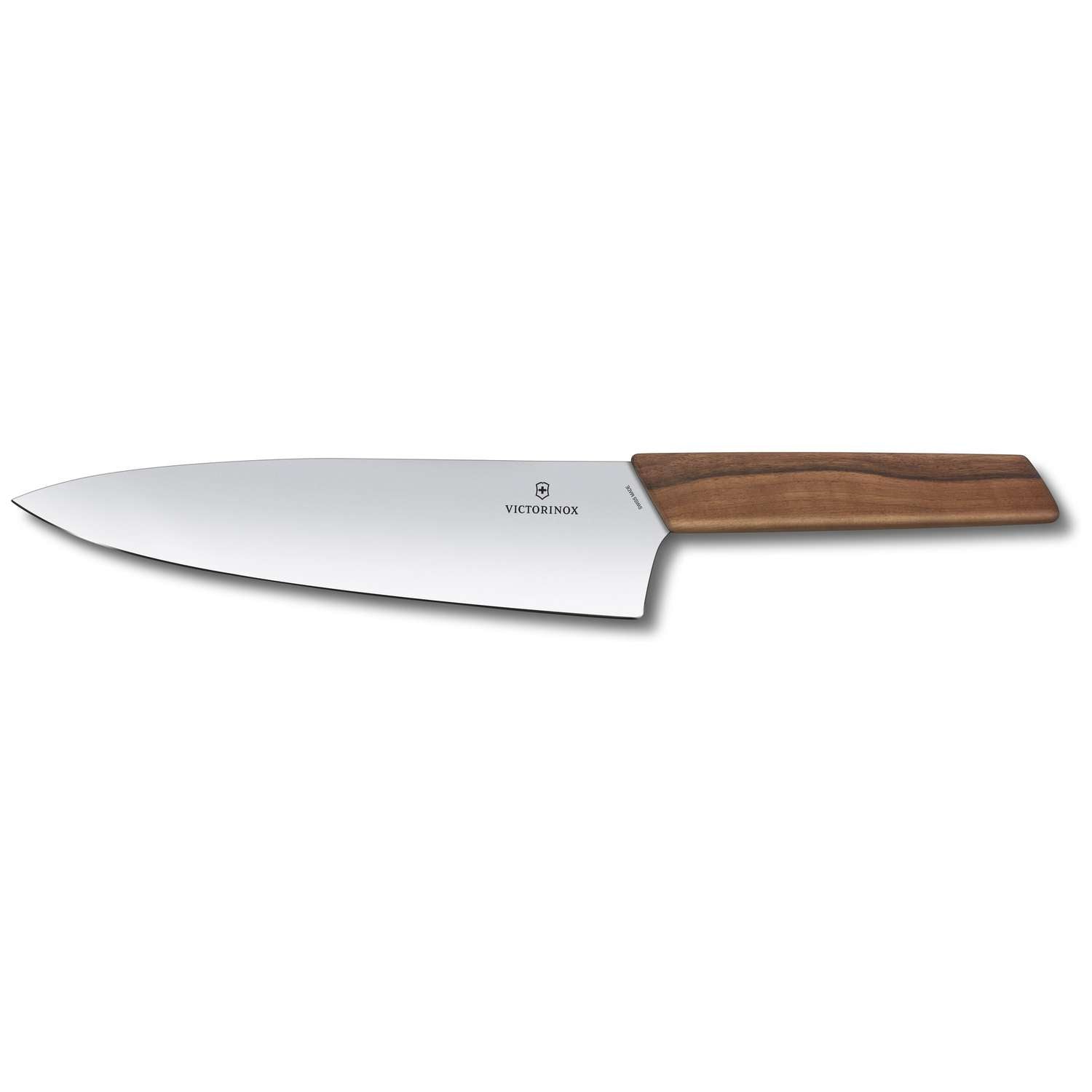 Victorinox Chef's Knife Extra Wide Blade 22 cm Wooden Handle Gift Box Swiss Modern 6.9010.20G