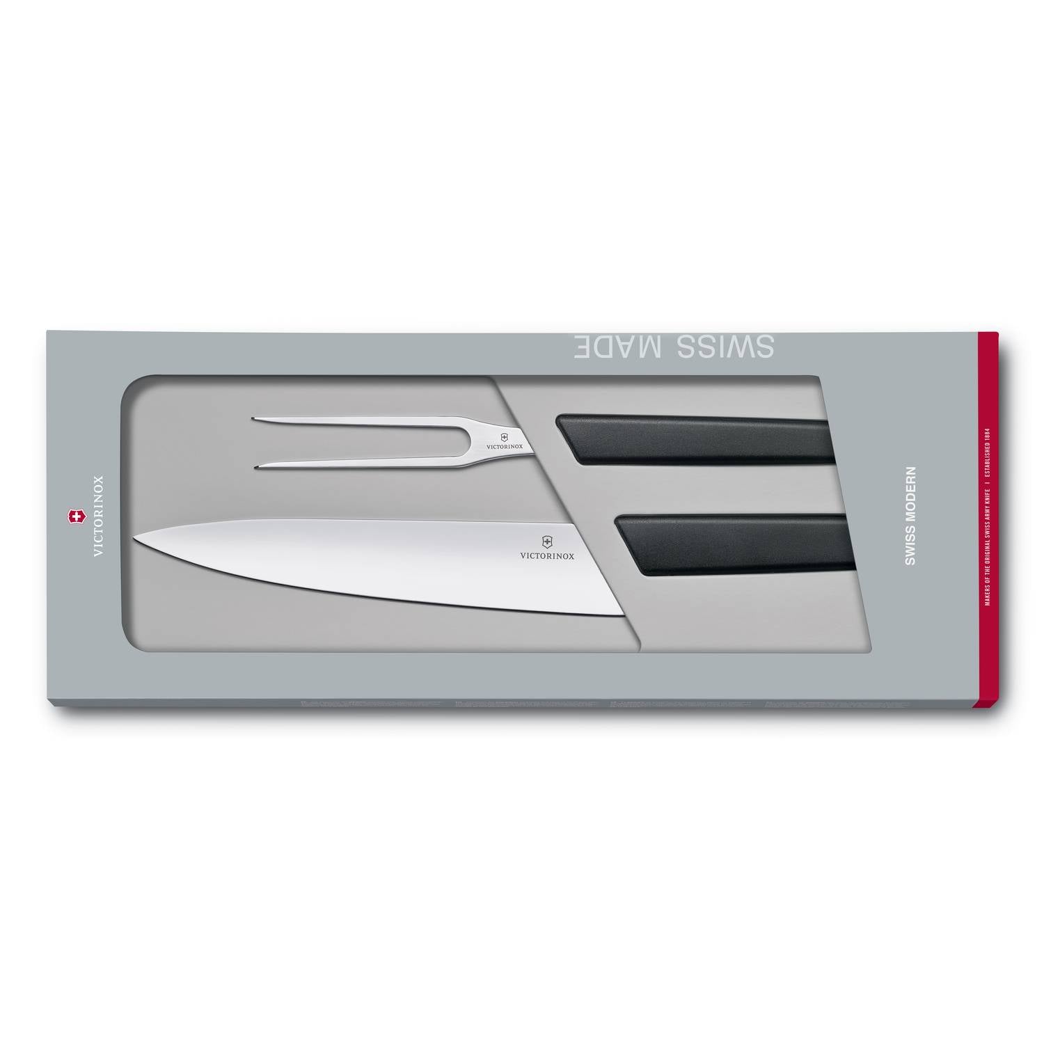 Victorinox Carving Knives 2-Pieces Set Gift Box Swiss Modern 6.9093.21G