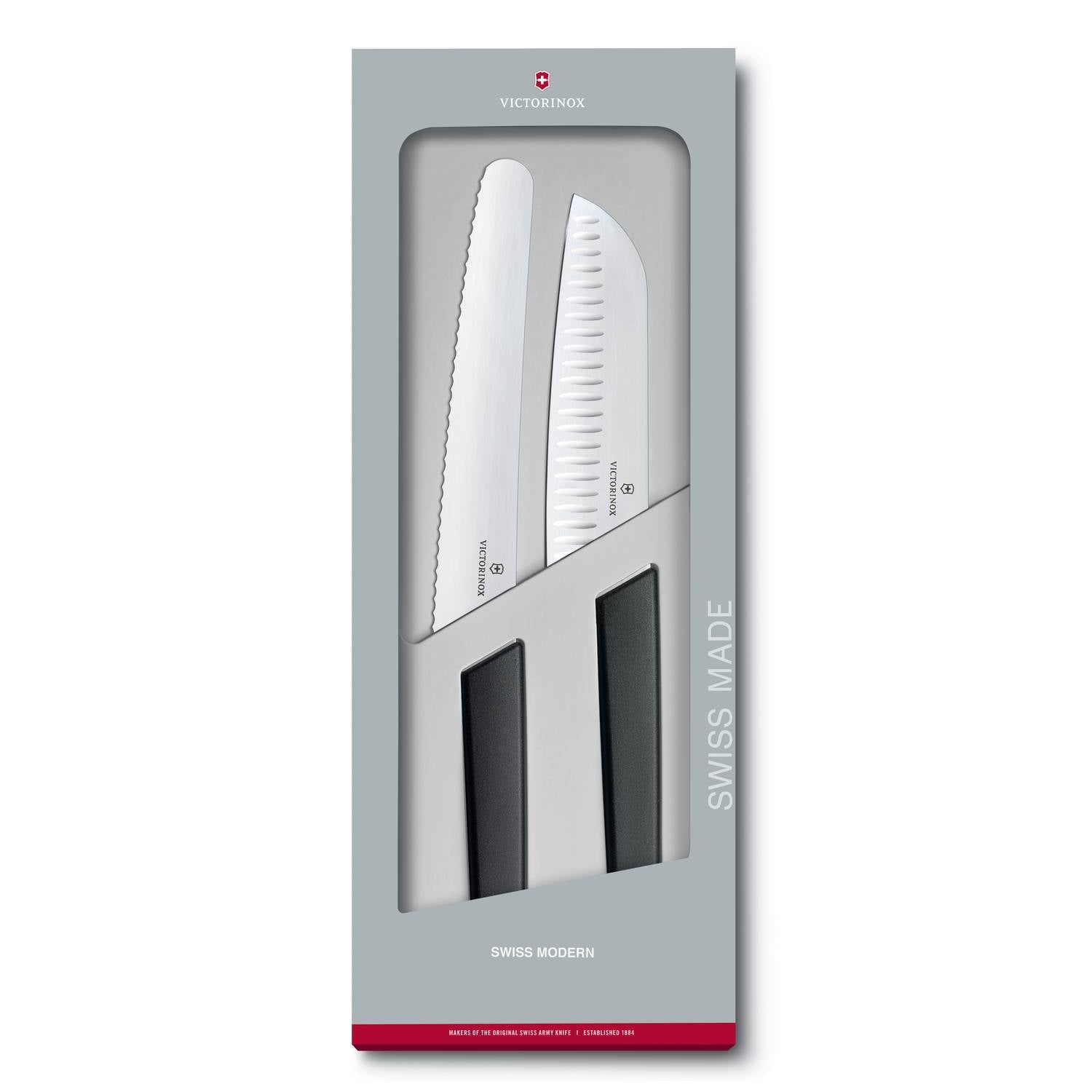 Victorinox Knives 2-Pieces Set Gift Box Swiss Modern 6.9093.22G