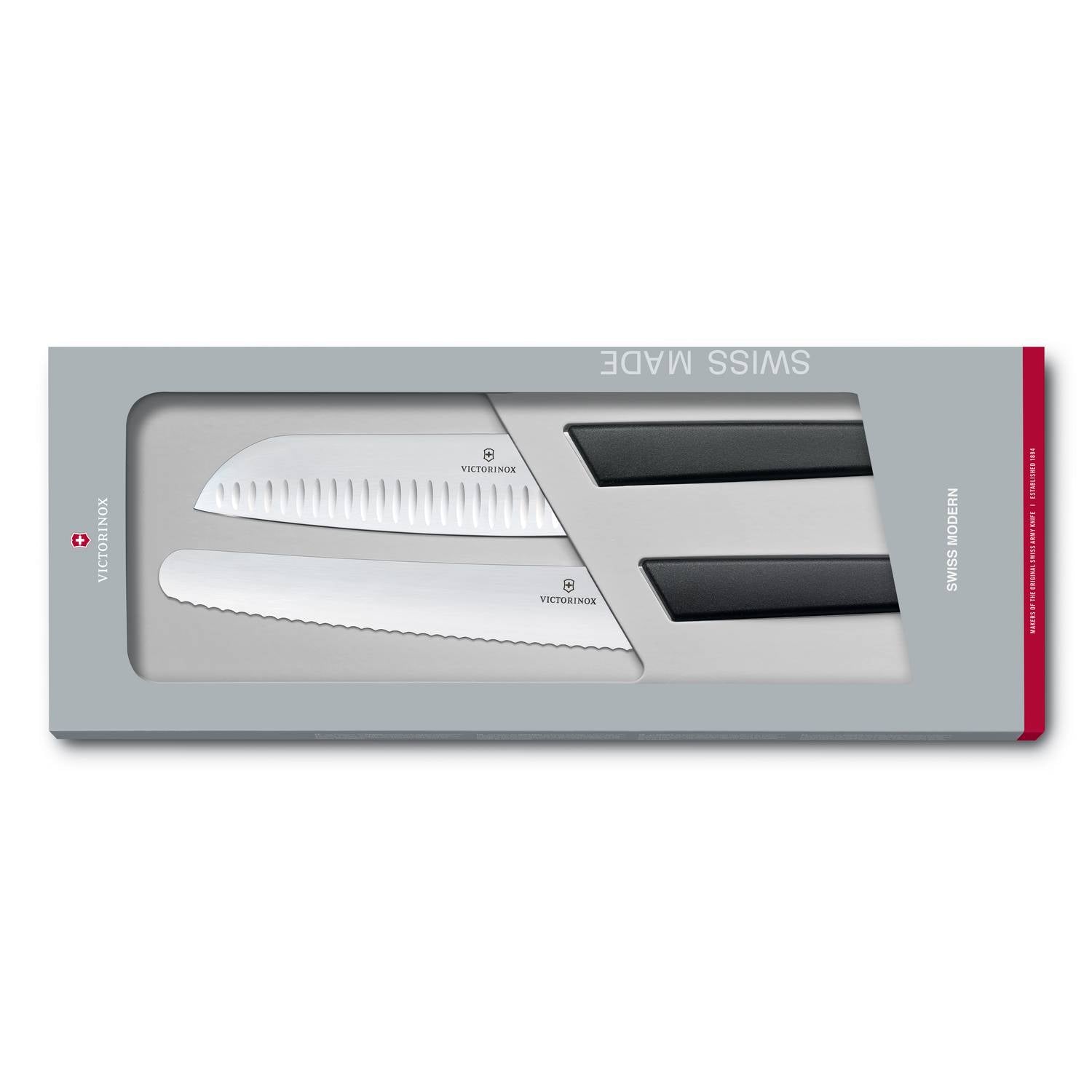 Victorinox Knives 2-Pieces Set Gift Box Swiss Modern 6.9093.22G