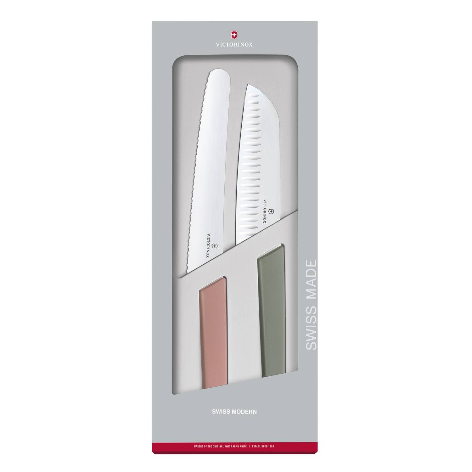 Victorinox Knives 2-Pieces Set Gift Box Swiss Modern 6.9096.22G