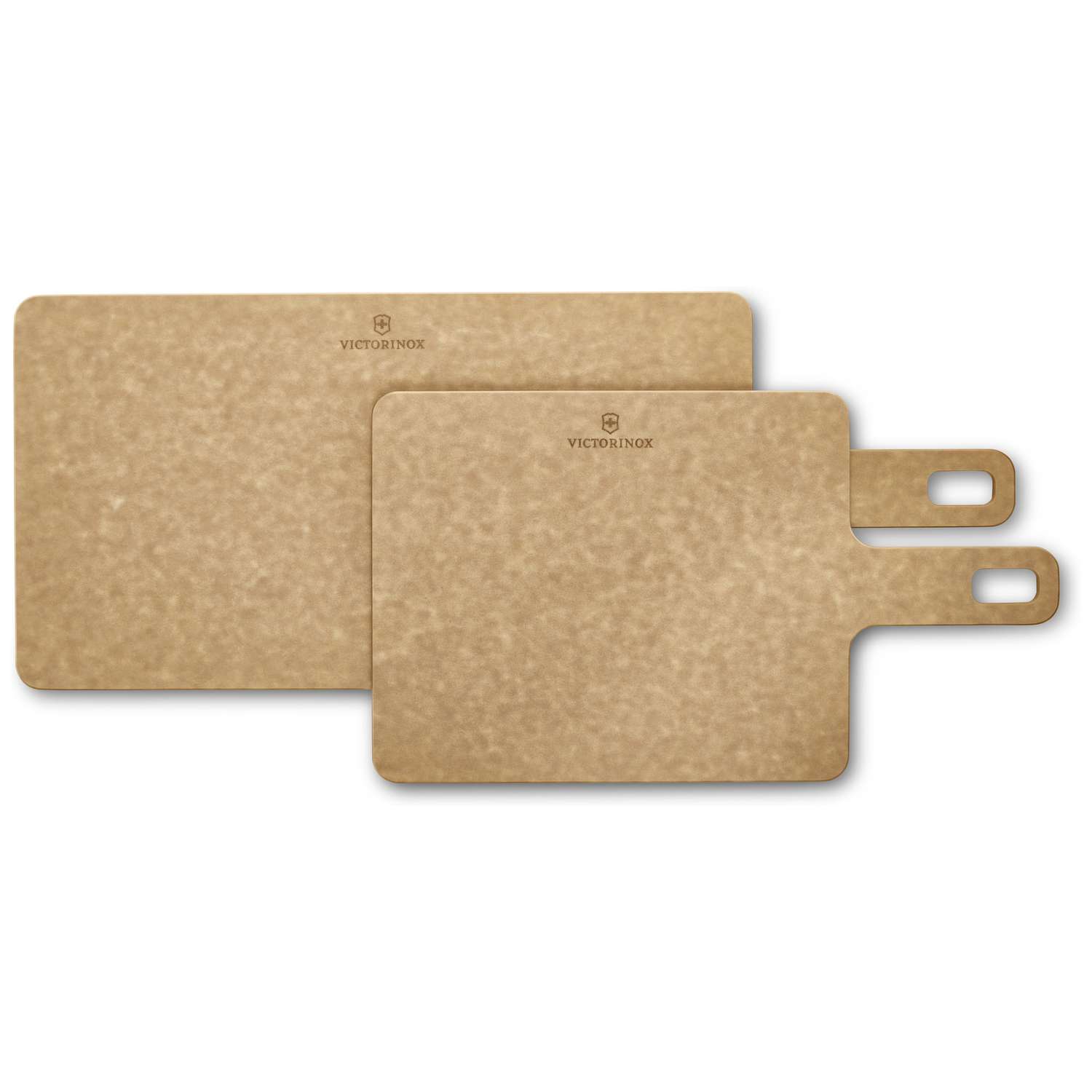 Victorinox Cutting Board With Handle Brown 22.9 x 19 cm Gourmet 7.4131