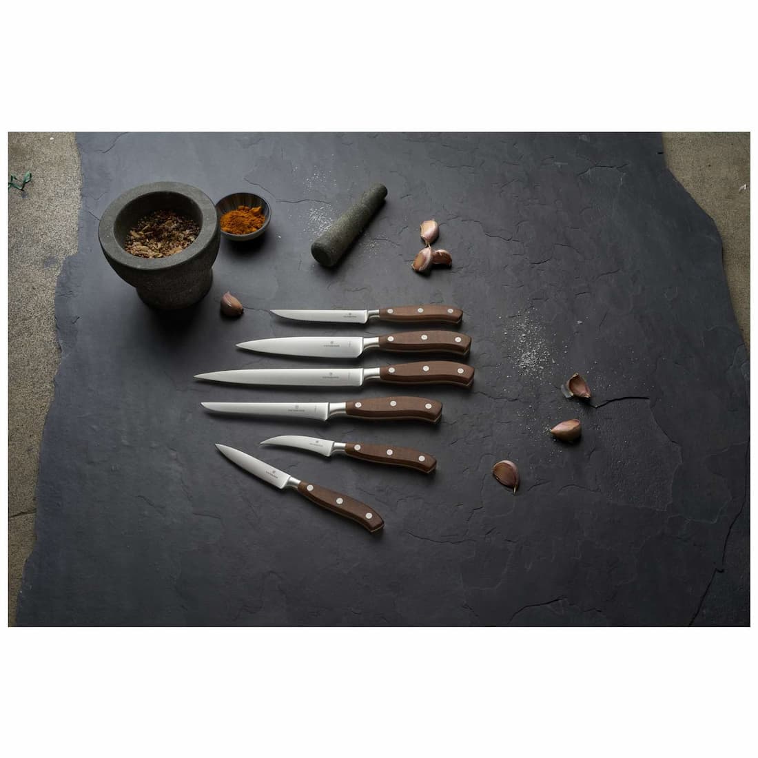 Victorinox Chef's Knife 15 cm Wooden Handle Gift Box Grand Maitre 7.7400.15G