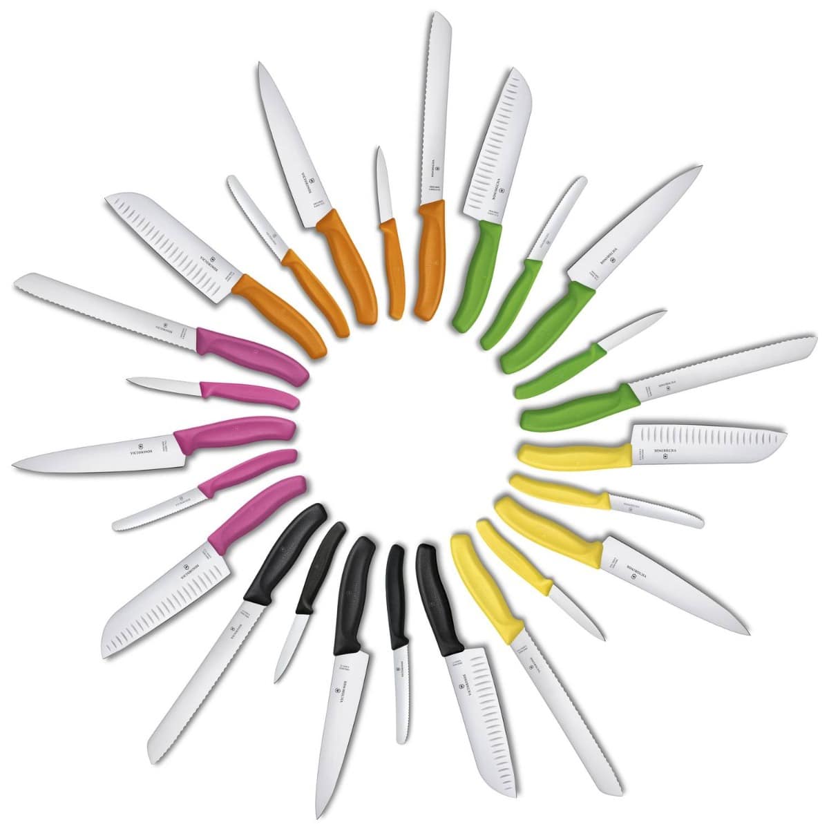Victorinox Serrated Kitchen Knife 6-Piece Set Swiss Classic 601451