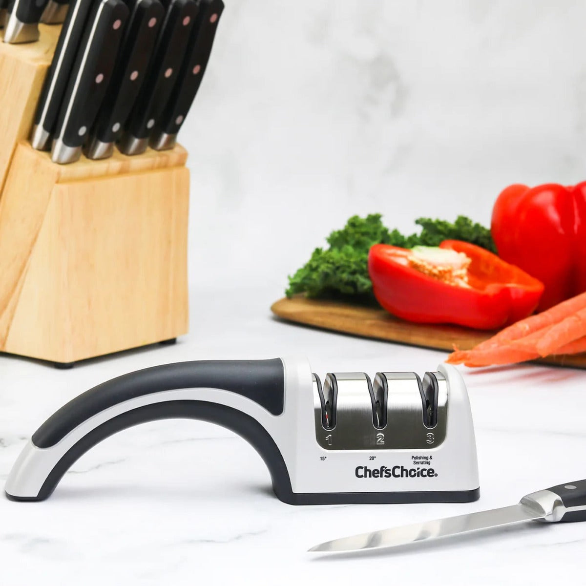 Chef's choice Knife Sharpener With Grey Handle Pronto 445 13844500