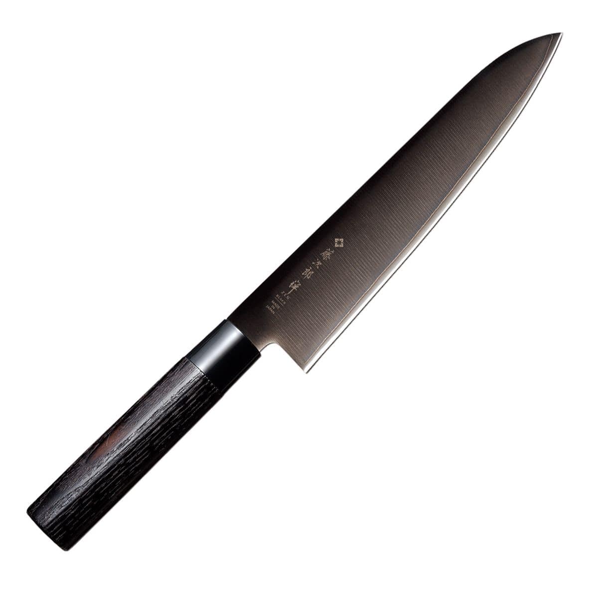Tojiro Chef's Knife 24 cm Chestnut Handle Black Zen FD-1565