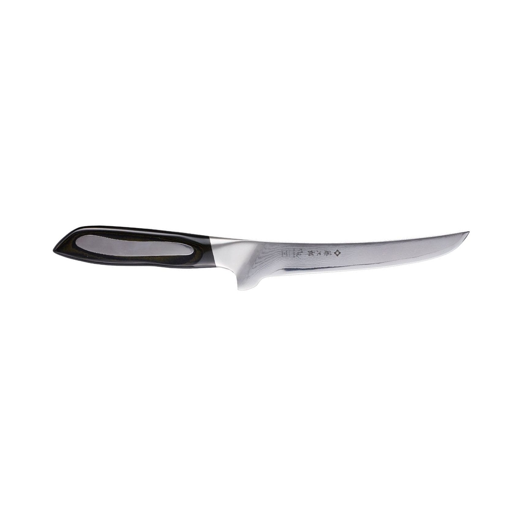 Tojiro Damascus Boning Knife 15 cm Micarta Handle Flash FF-BO150